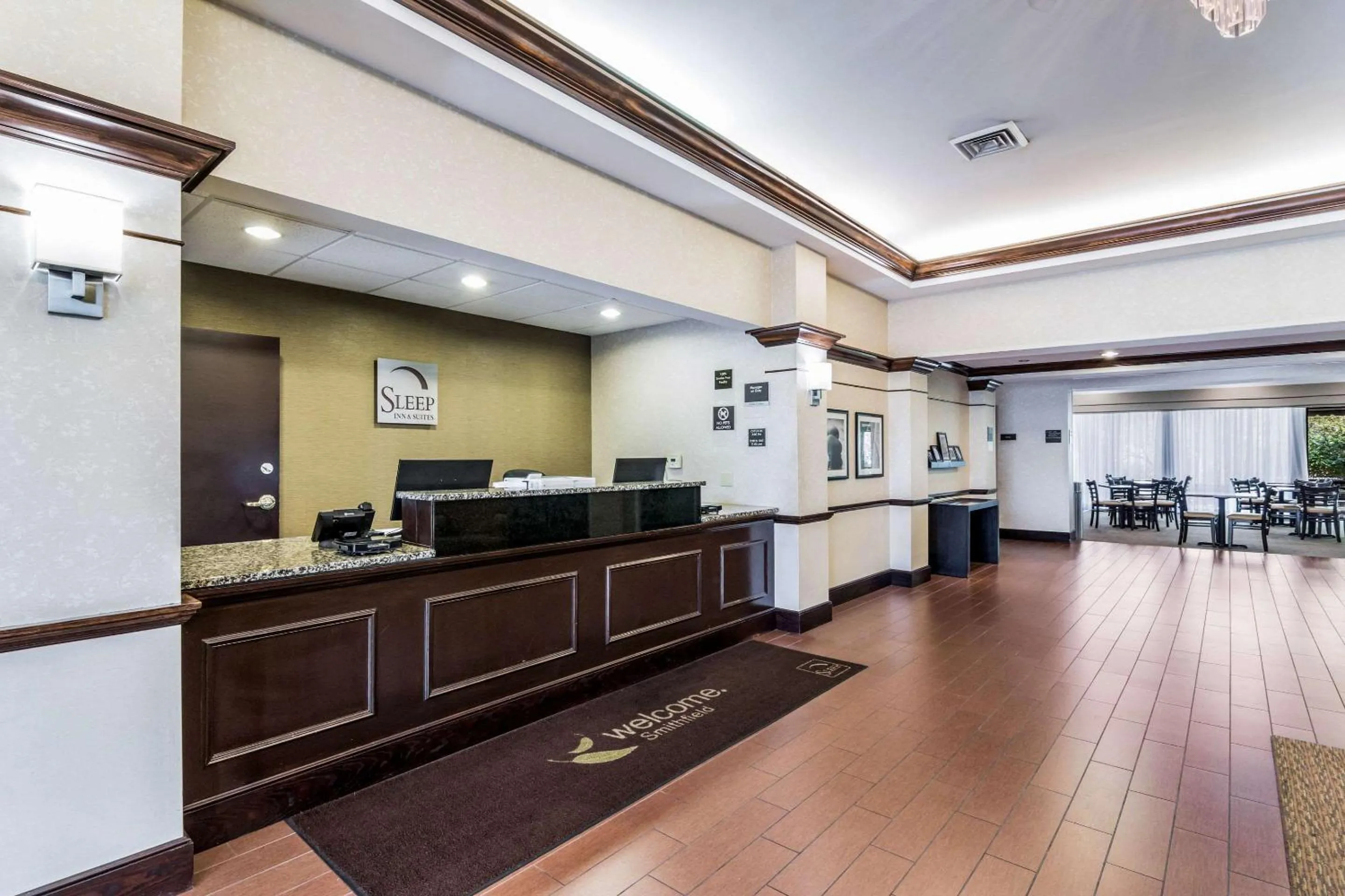 Lobby or reception in Sleep Inn & Suites Smithfield near I-95