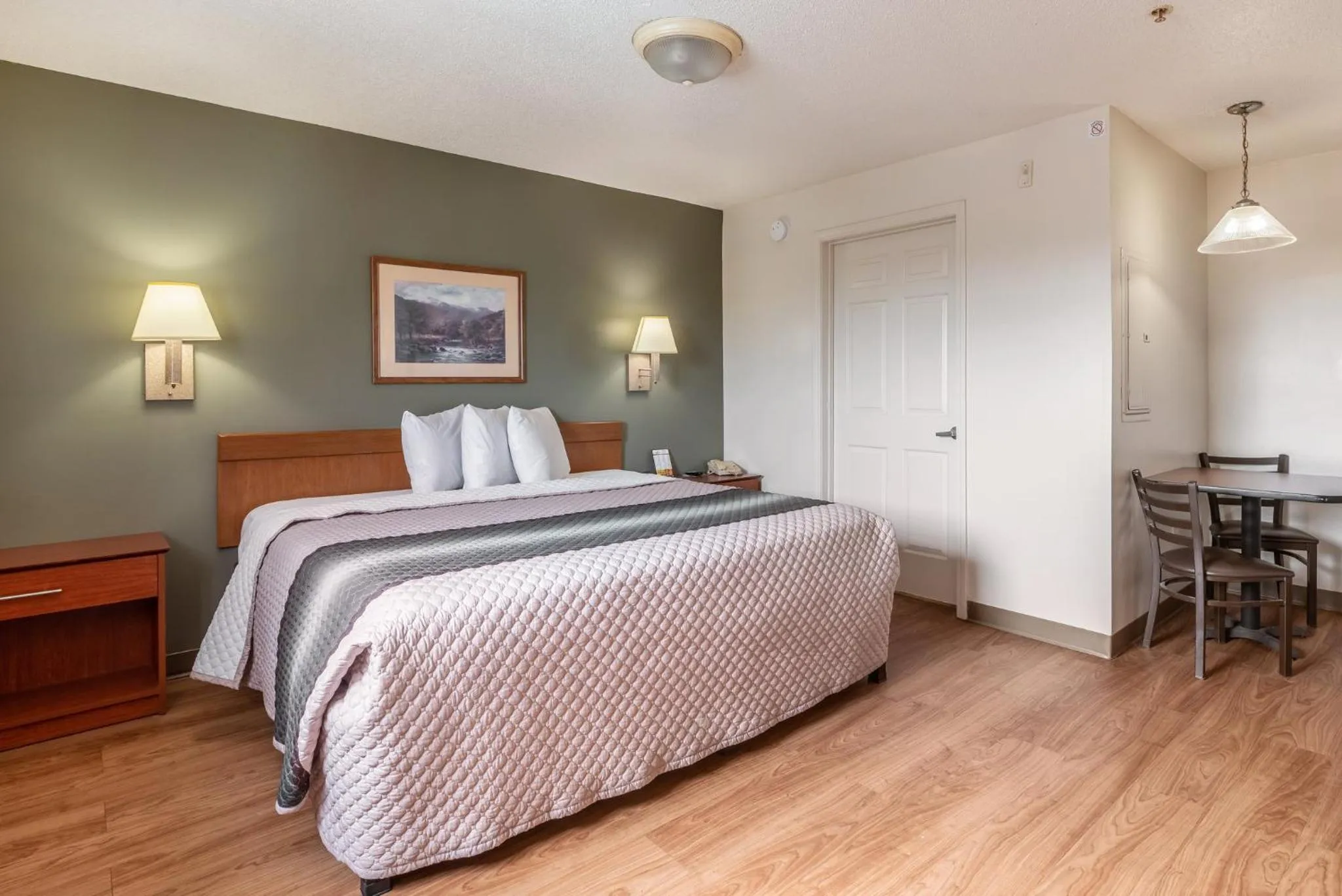Bedroom, Bed in HomeTowne Studios & Suites by Red Roof Charlotte - Concord