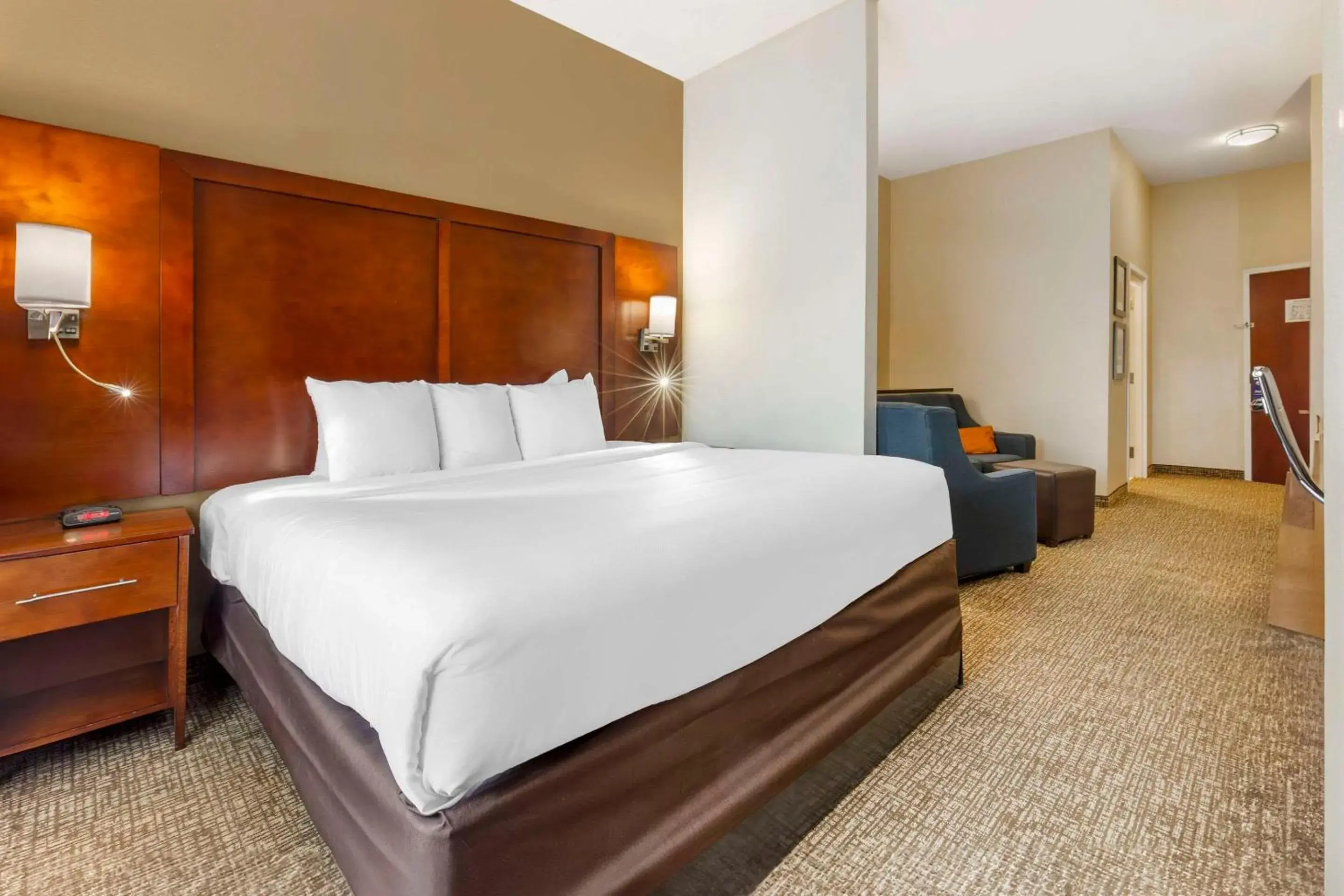 Bedroom, Bed in Comfort Suites Wilson - I - 95 Bedroom, Bed in Comfort Suites Wilson - I - 95