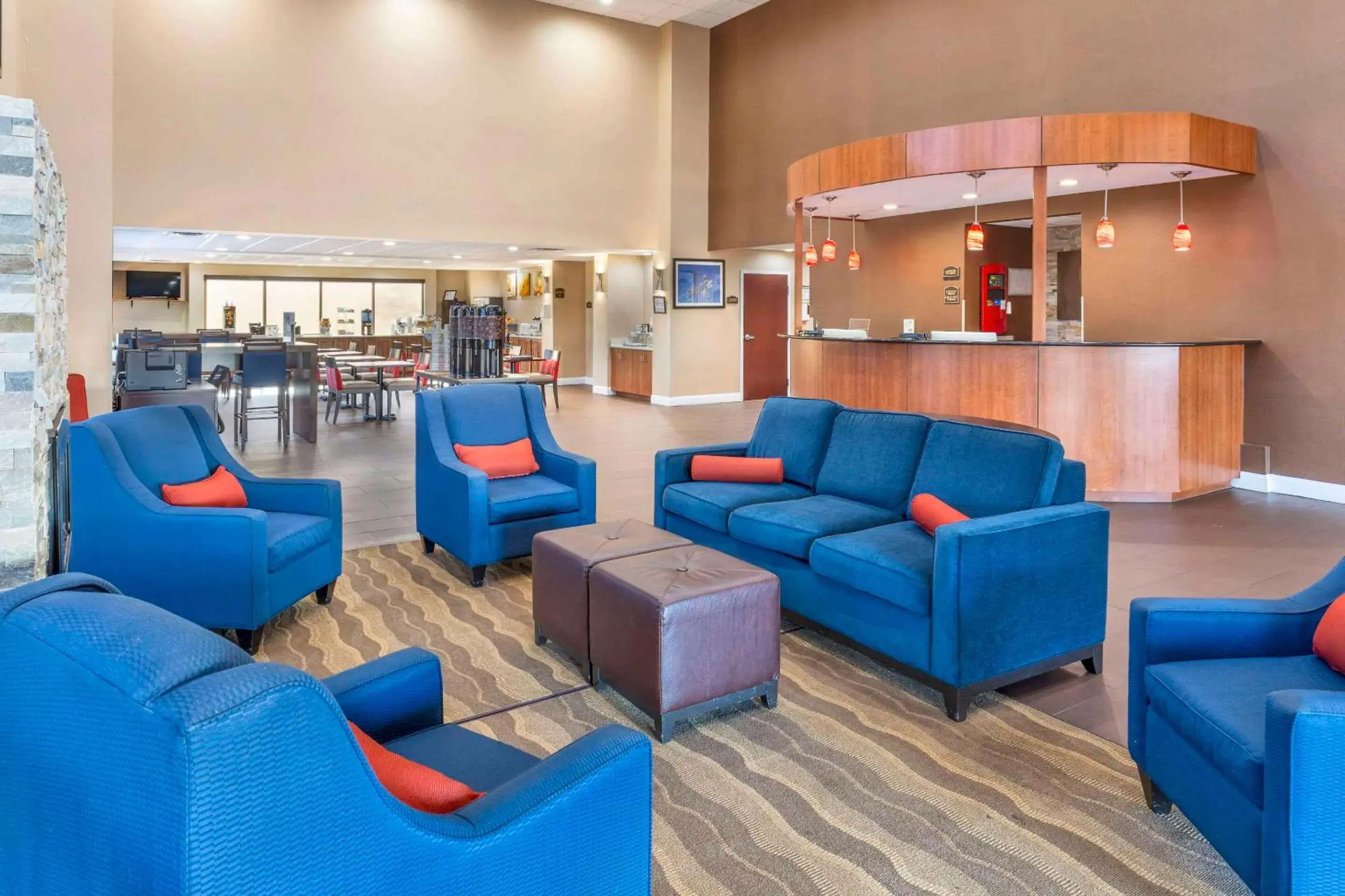 Lobby or reception in Comfort Suites Wilson - I - 95 Lobby or reception in Comfort Suites Wilson - I - 95