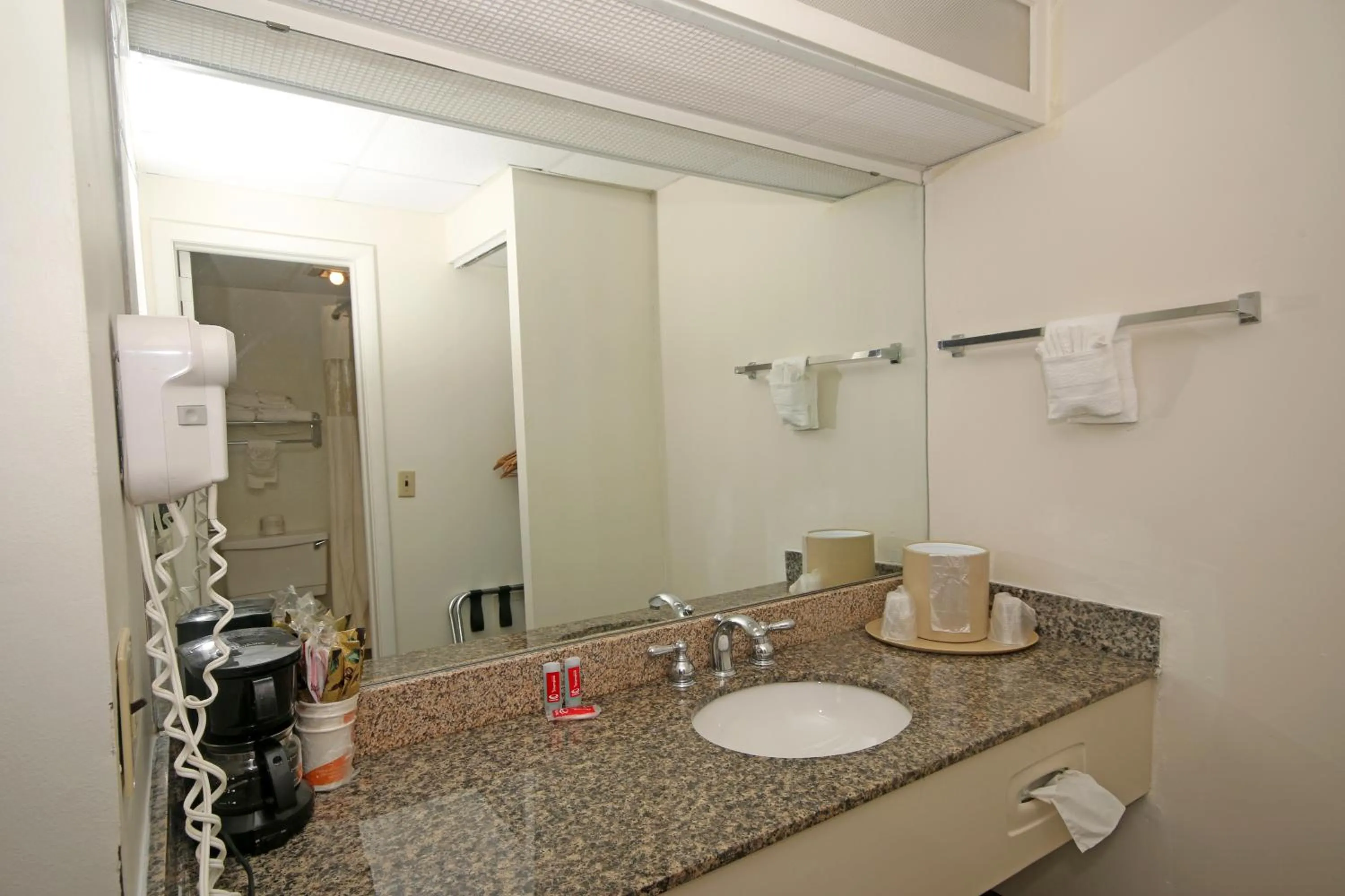 Bathroom in Americas Best Value Inn Pilot Mountain