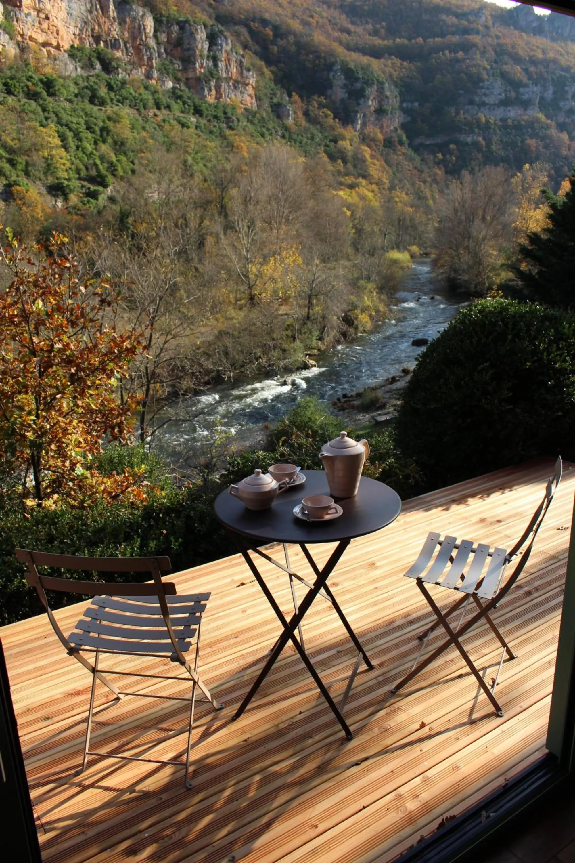 Balcony/Terrace in Les chambres de la Dourbie