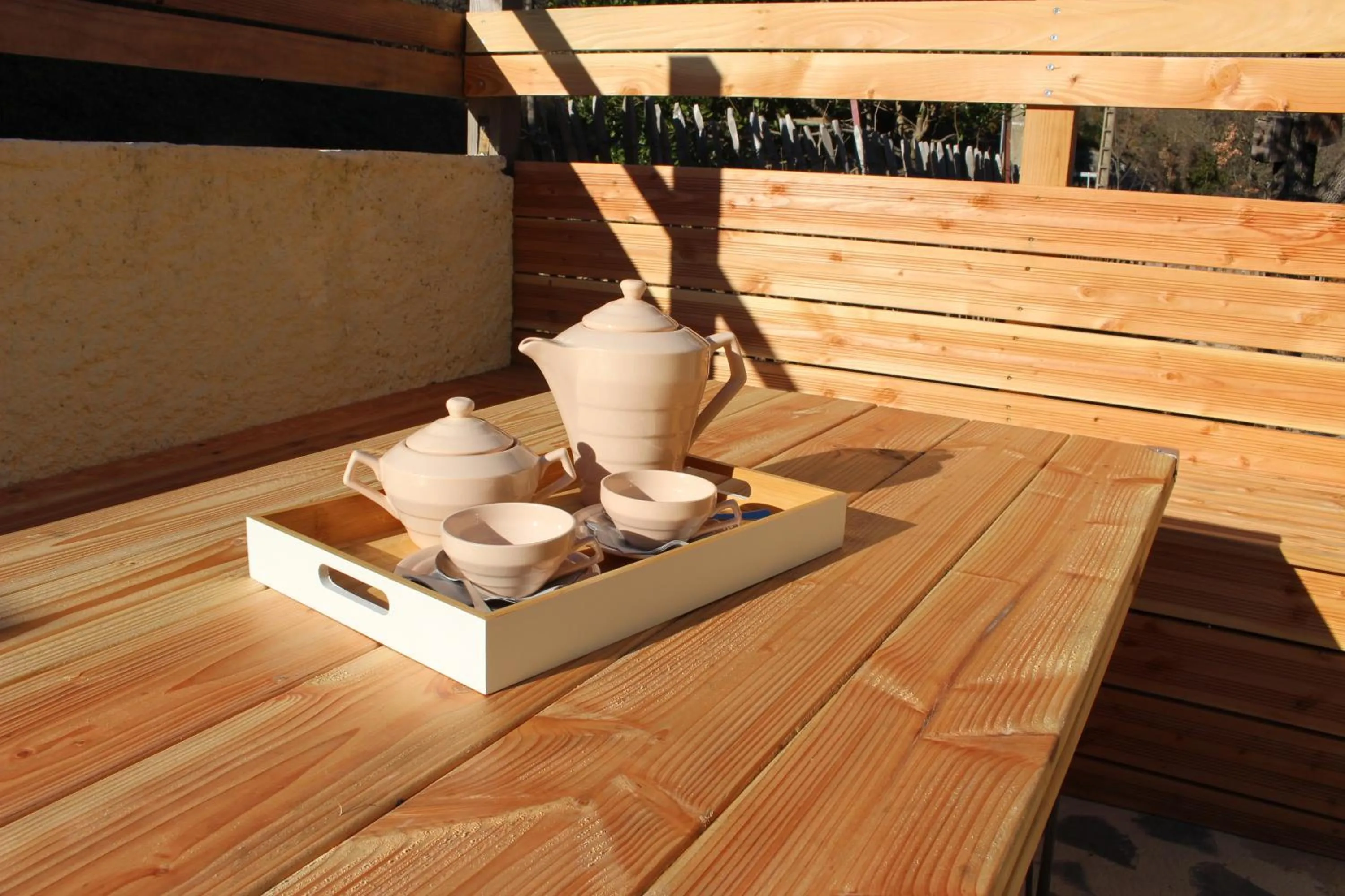 Patio in Les chambres de la Dourbie