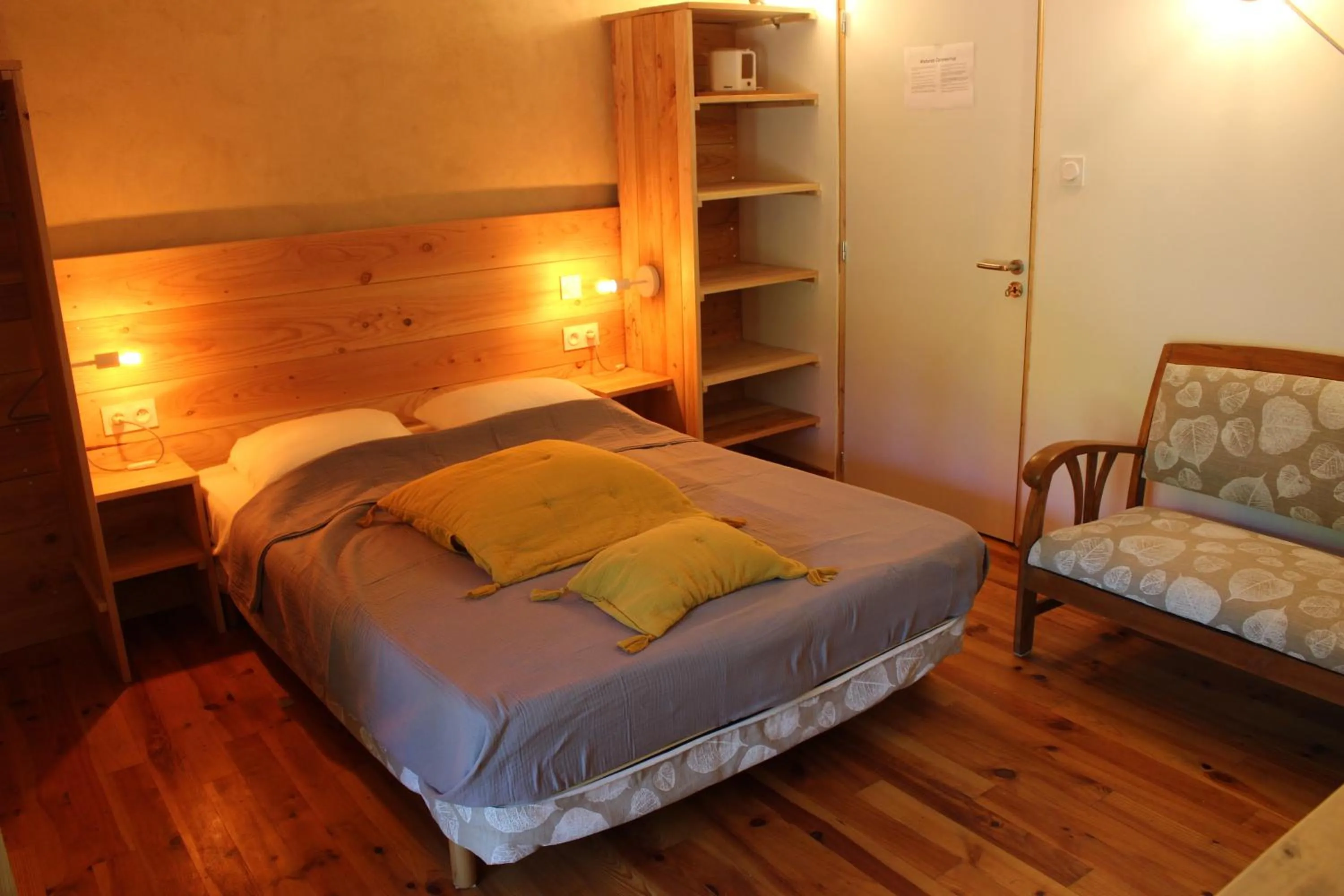 Bed in Les chambres de la Dourbie