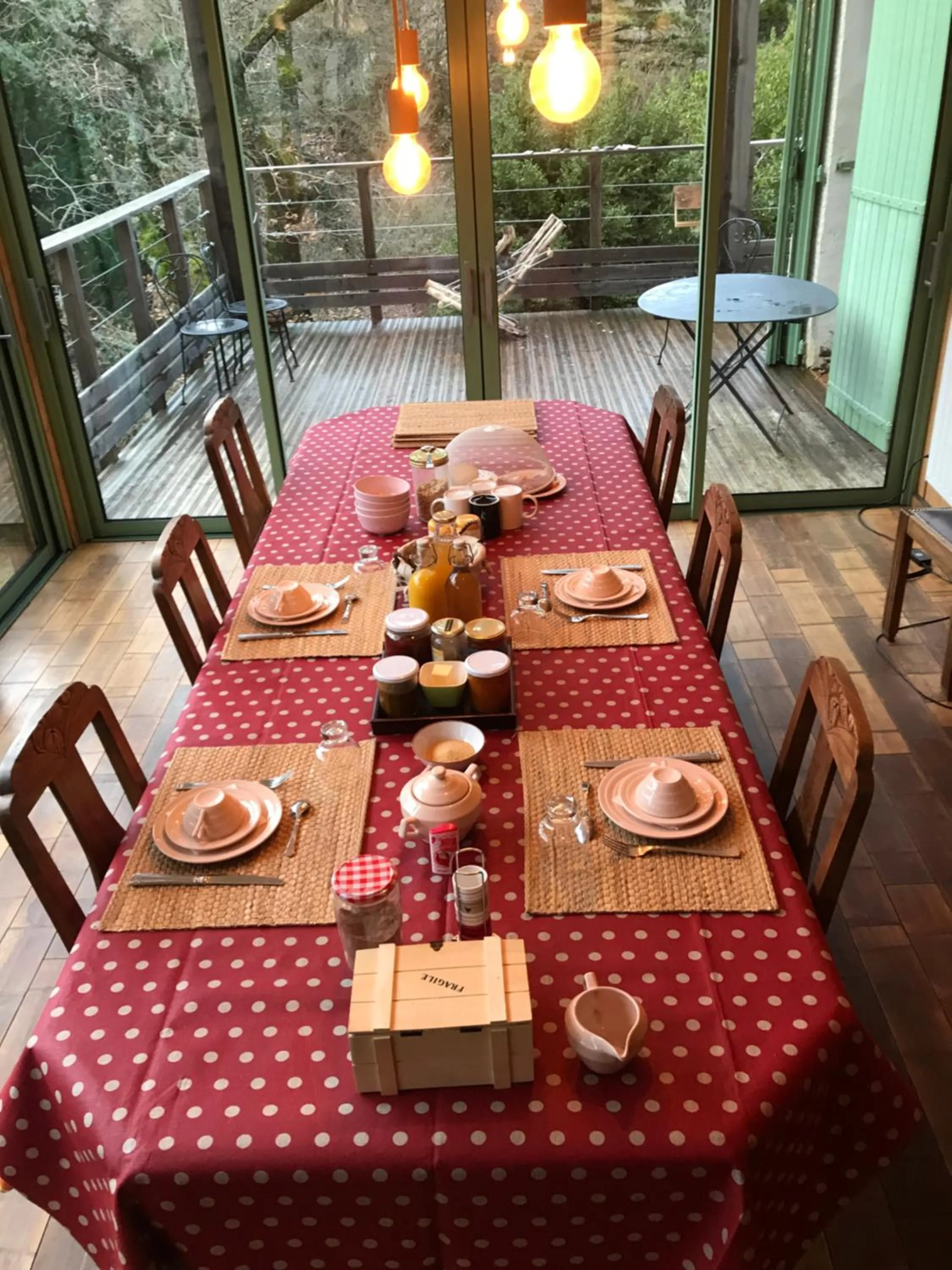 Breakfast in Les chambres de la Dourbie