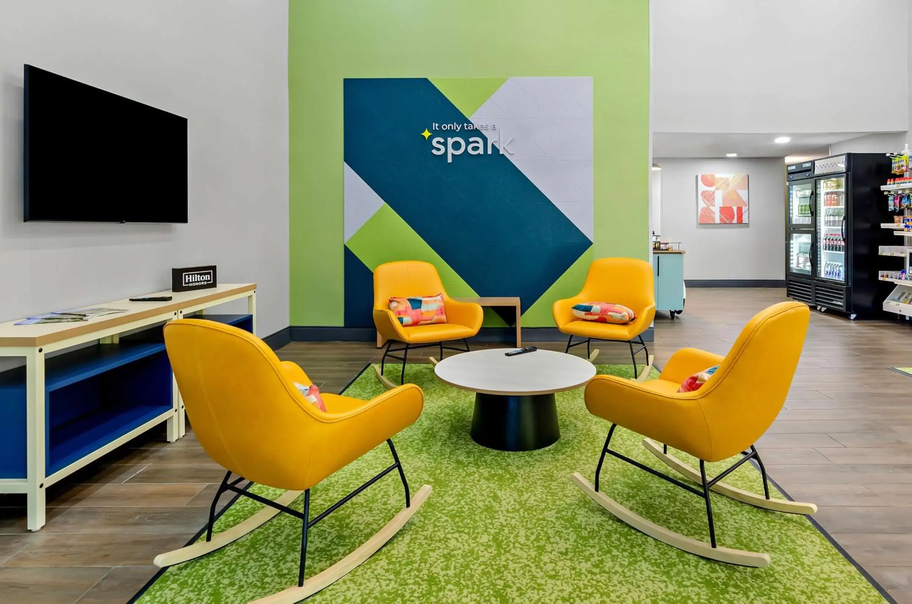 Lobby or reception in Spark by Hilton Winston-Salem University Lobby or reception in Spark by Hilton Winston-Salem University