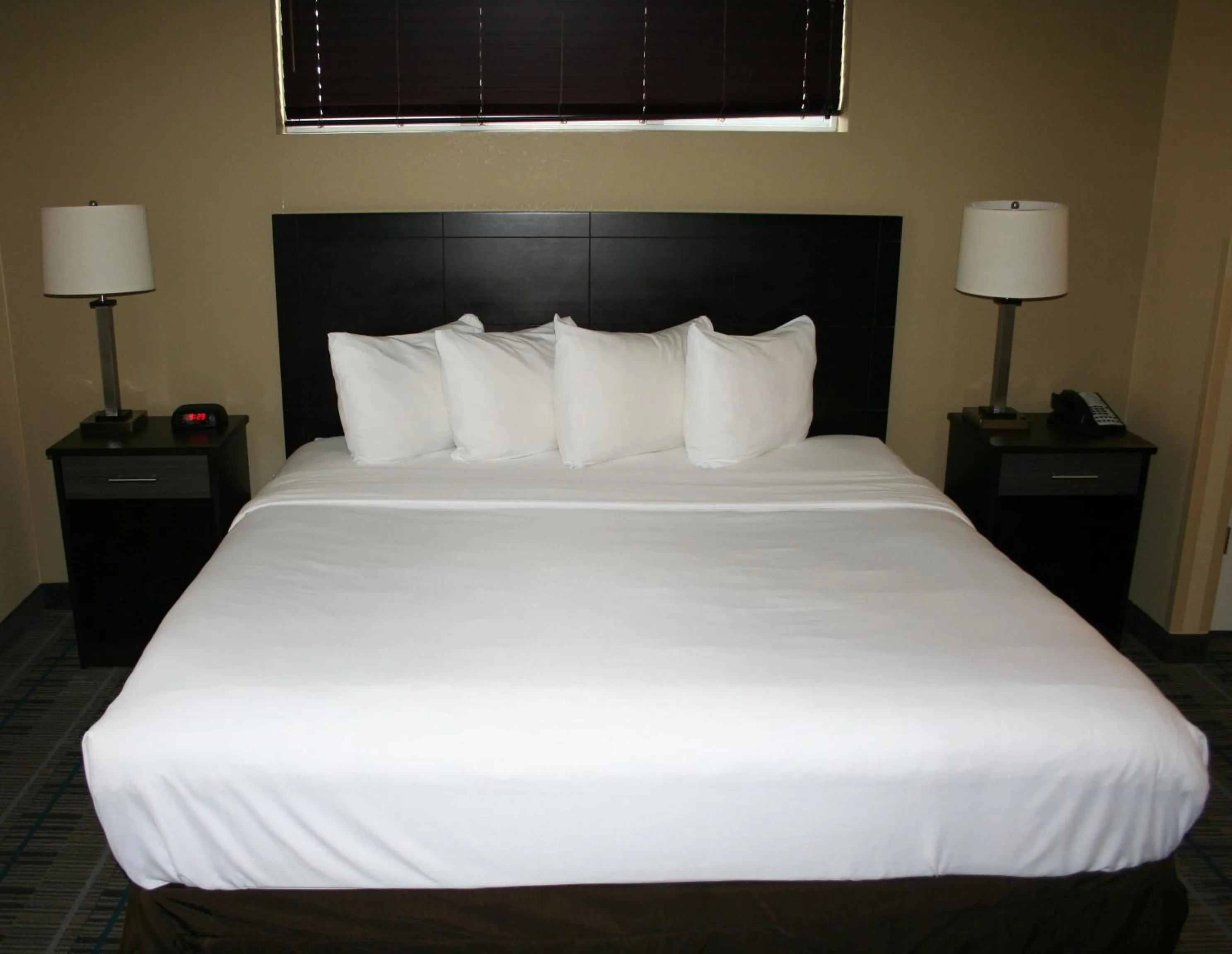 Bedroom, Bed in MainStay Suites Jacksonville near Camp Lejeune