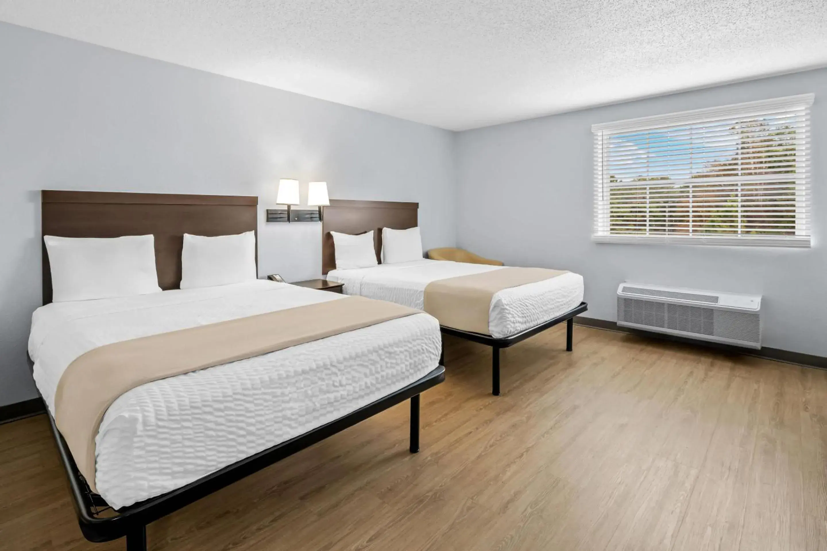 Bedroom, Bed in Suburban Studios Near Camp Lejeune Bedroom, Bed in Suburban Studios Near Camp Lejeune