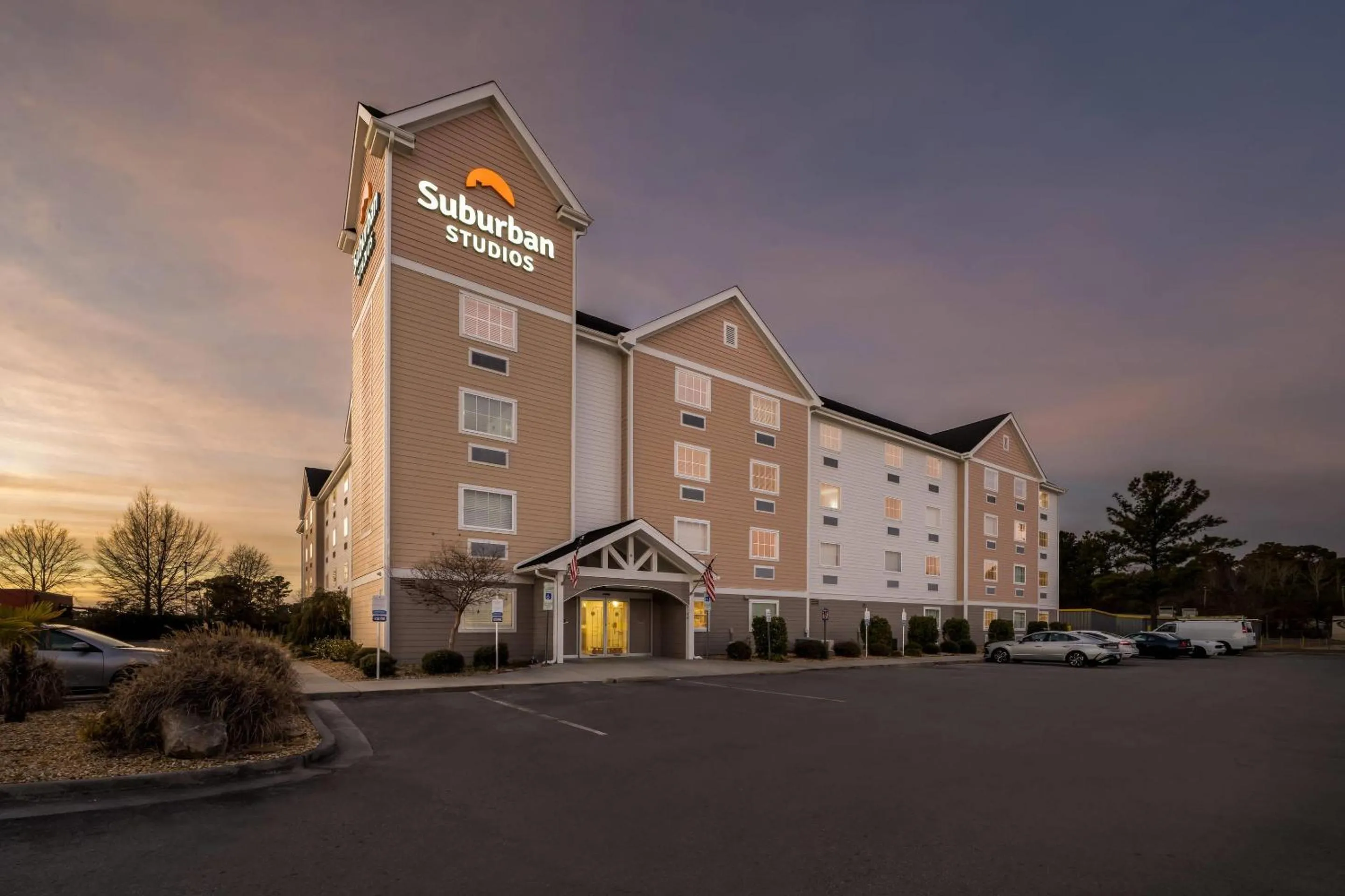 Property building in Suburban Studios Near Camp Lejeune