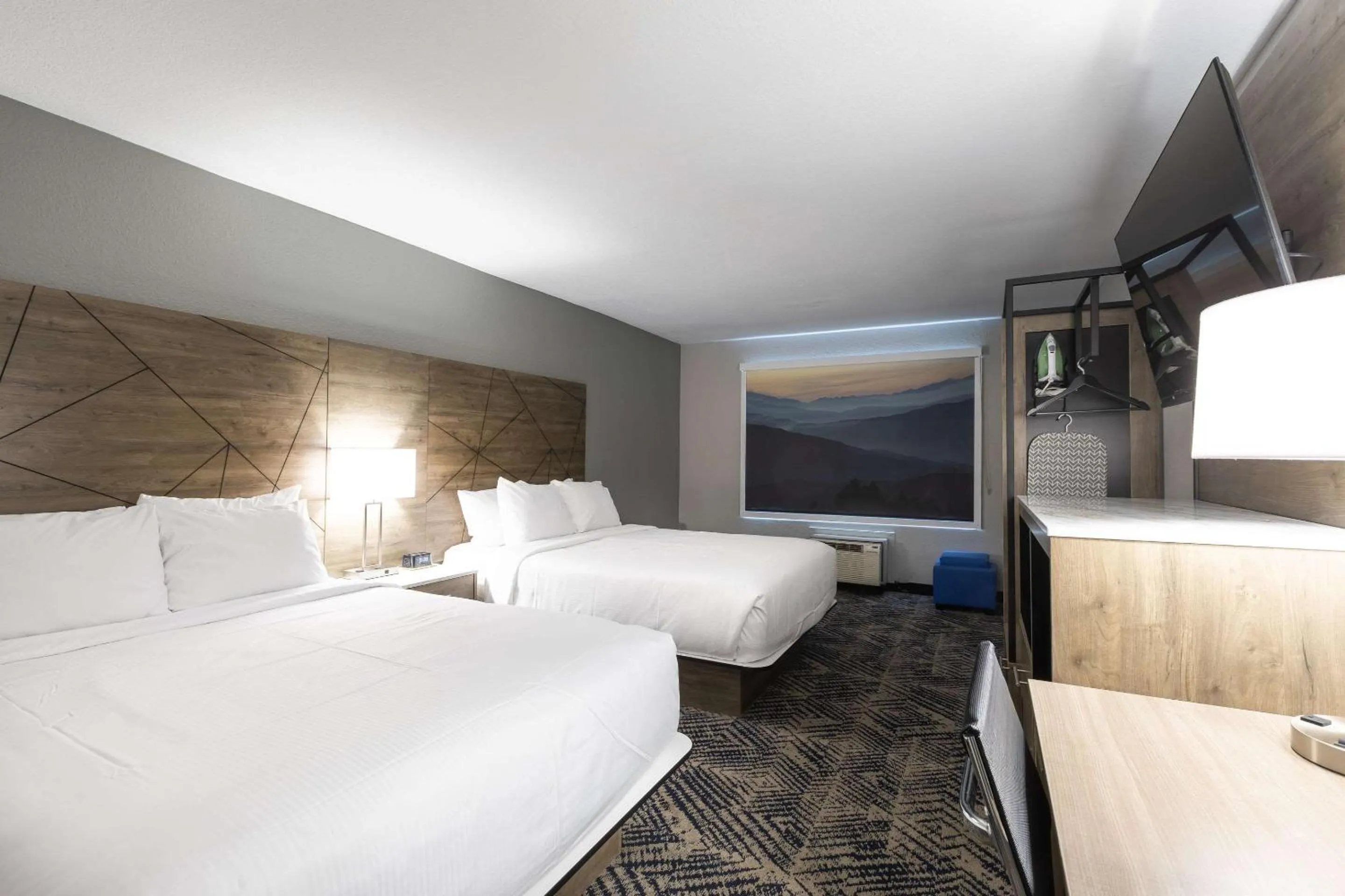 Bedroom, Bed in Rodeway Inn & Suites near Outlet Mall - Asheville