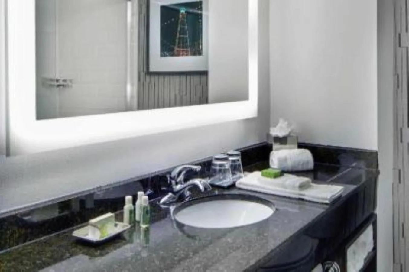 Bathroom in Clarion Inn Asheville Airport