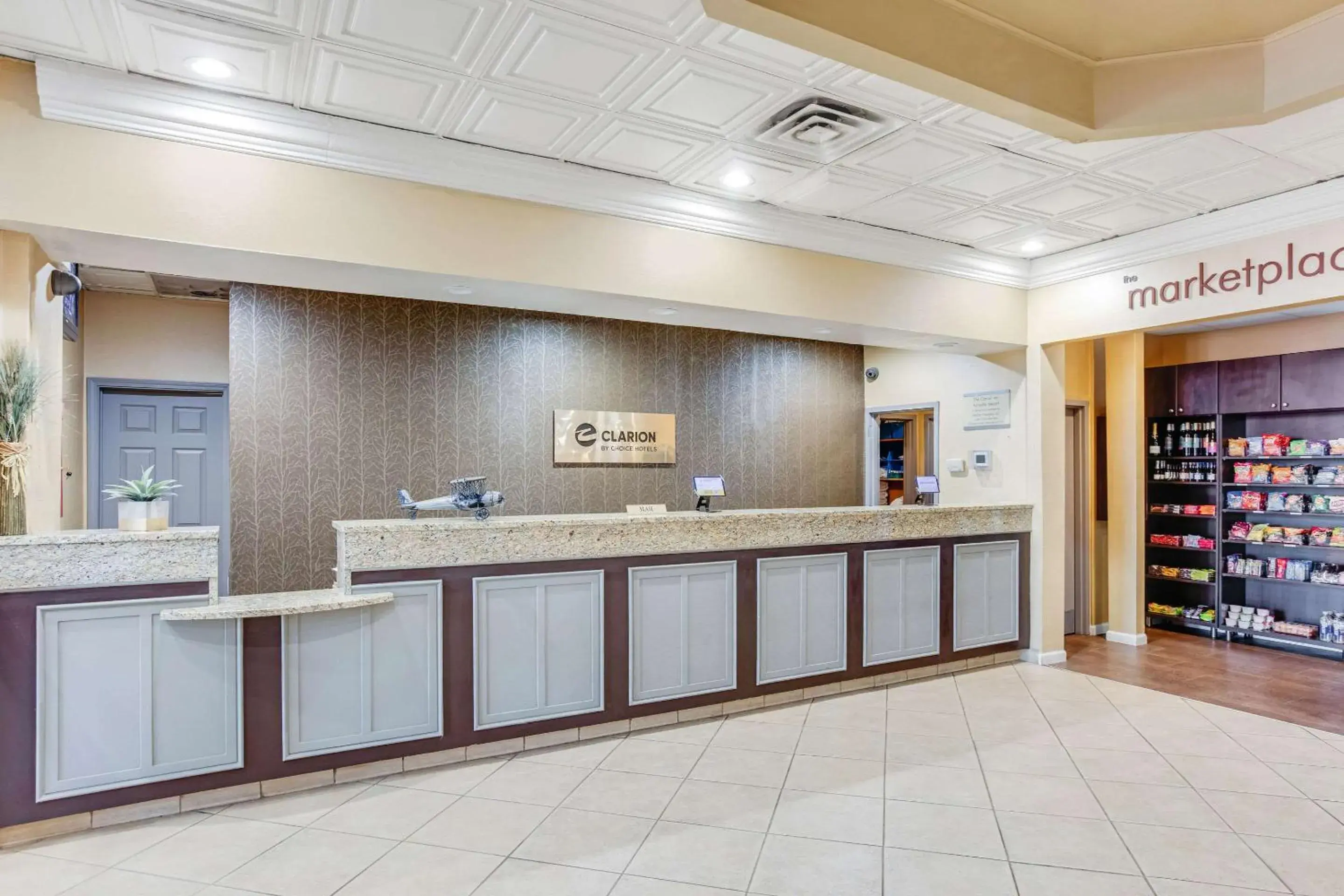 Lobby or reception in Clarion Inn Asheville Airport Lobby or reception in Clarion Inn Asheville Airport