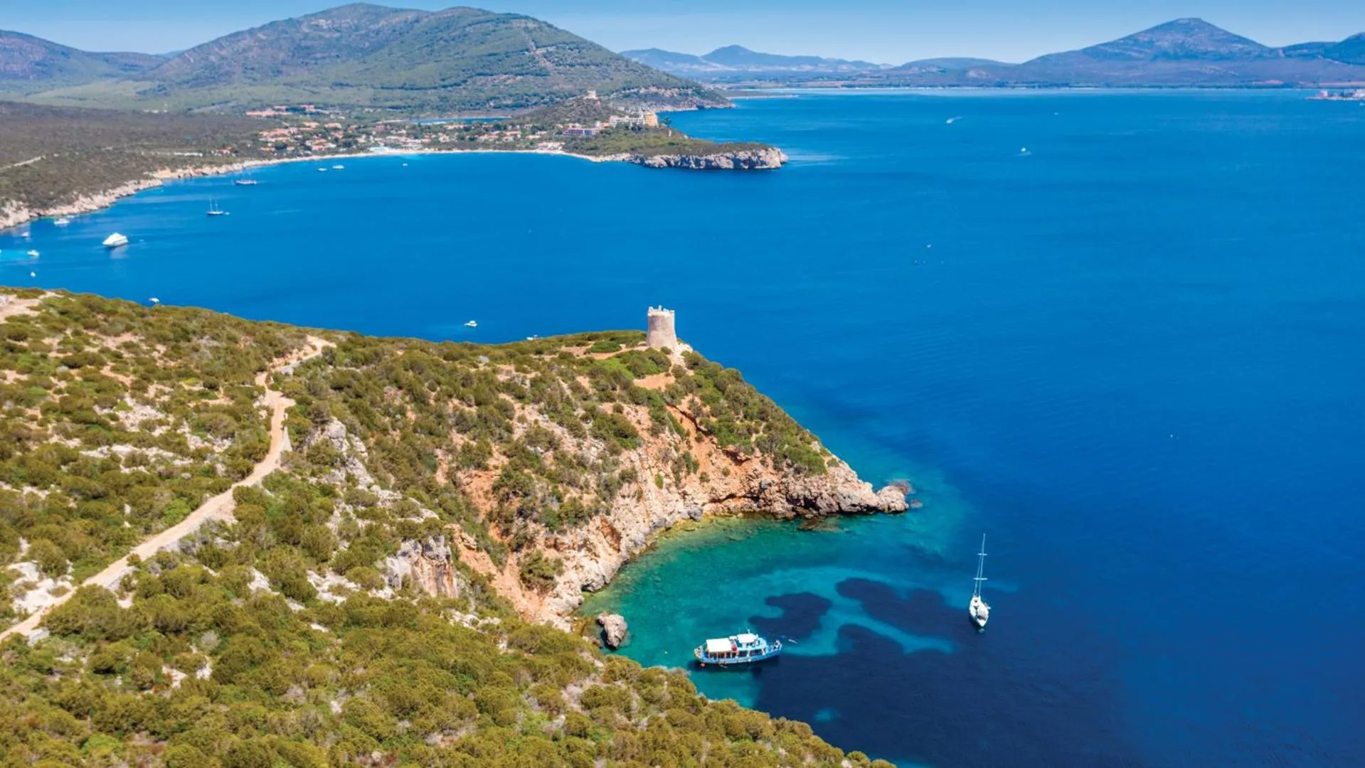 Bird's eye view in Baia di Conte Resort