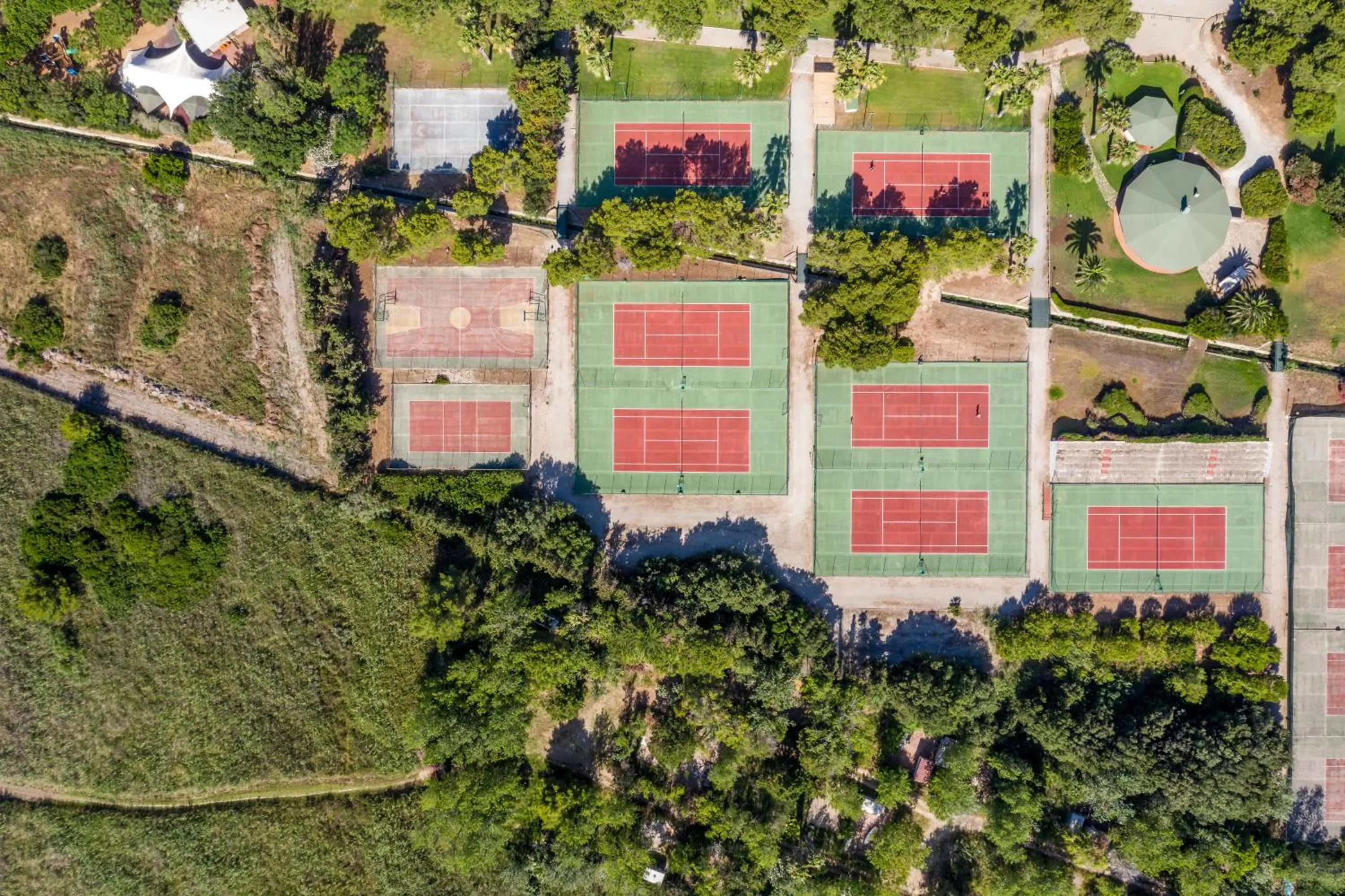 Bird's eye view in Baia di Conte Resort