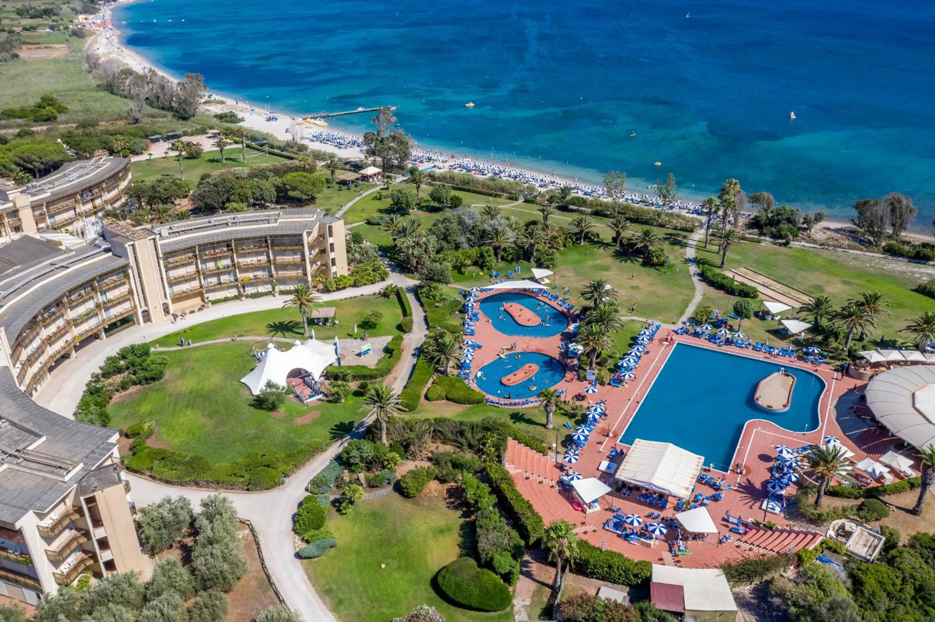Bird's eye view in Baia di Conte Resort