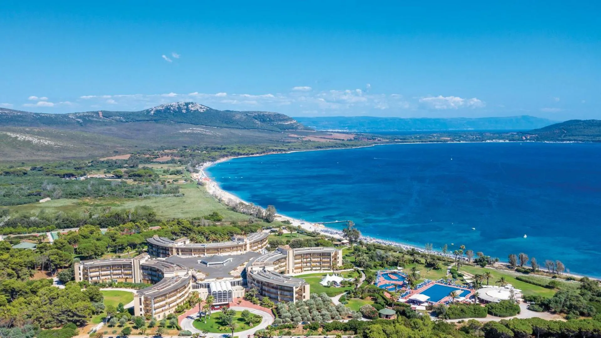 Bird's eye view in Baia di Conte Resort