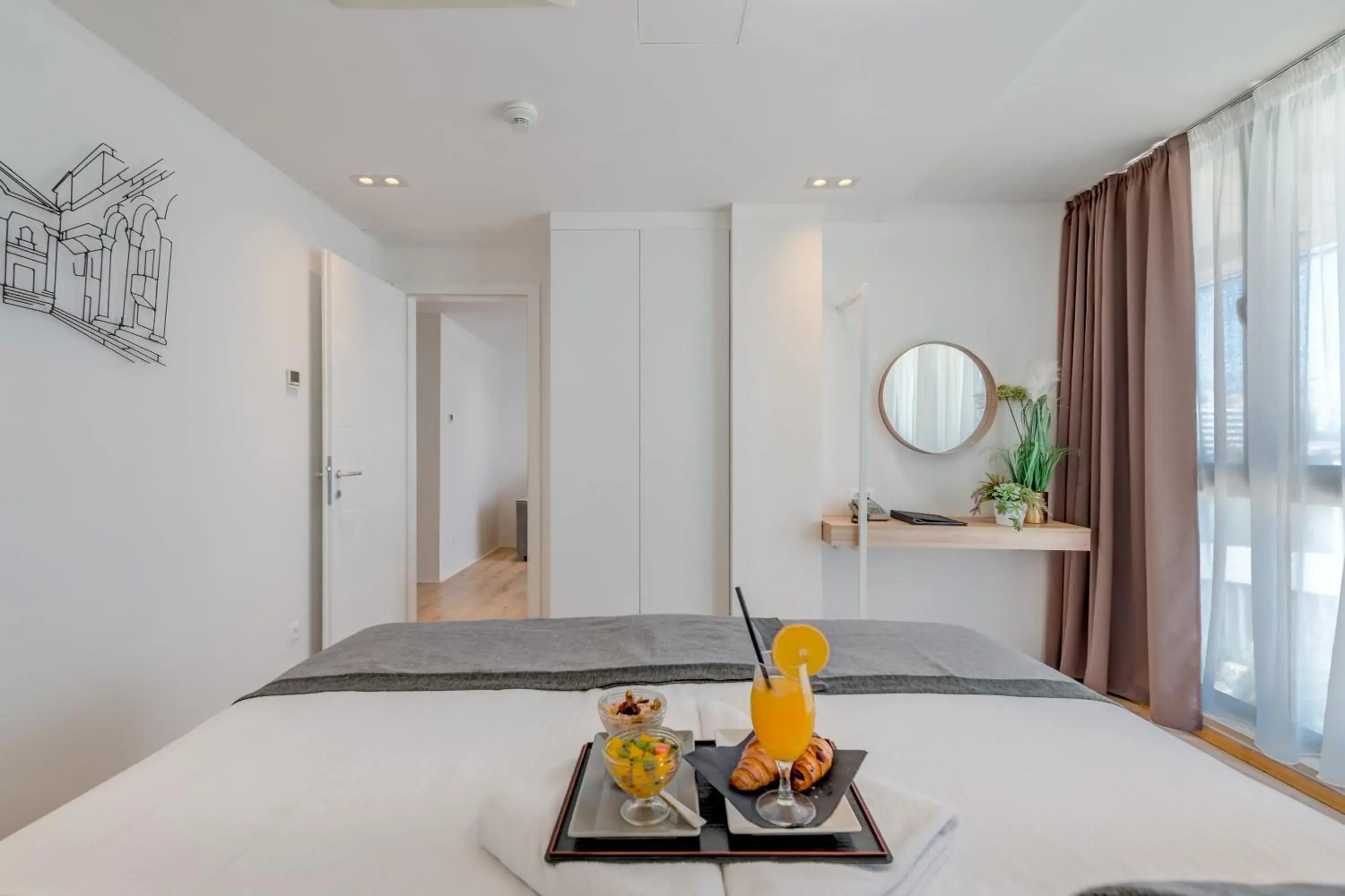 Bed in Hotel Pax Bed in Hotel Pax