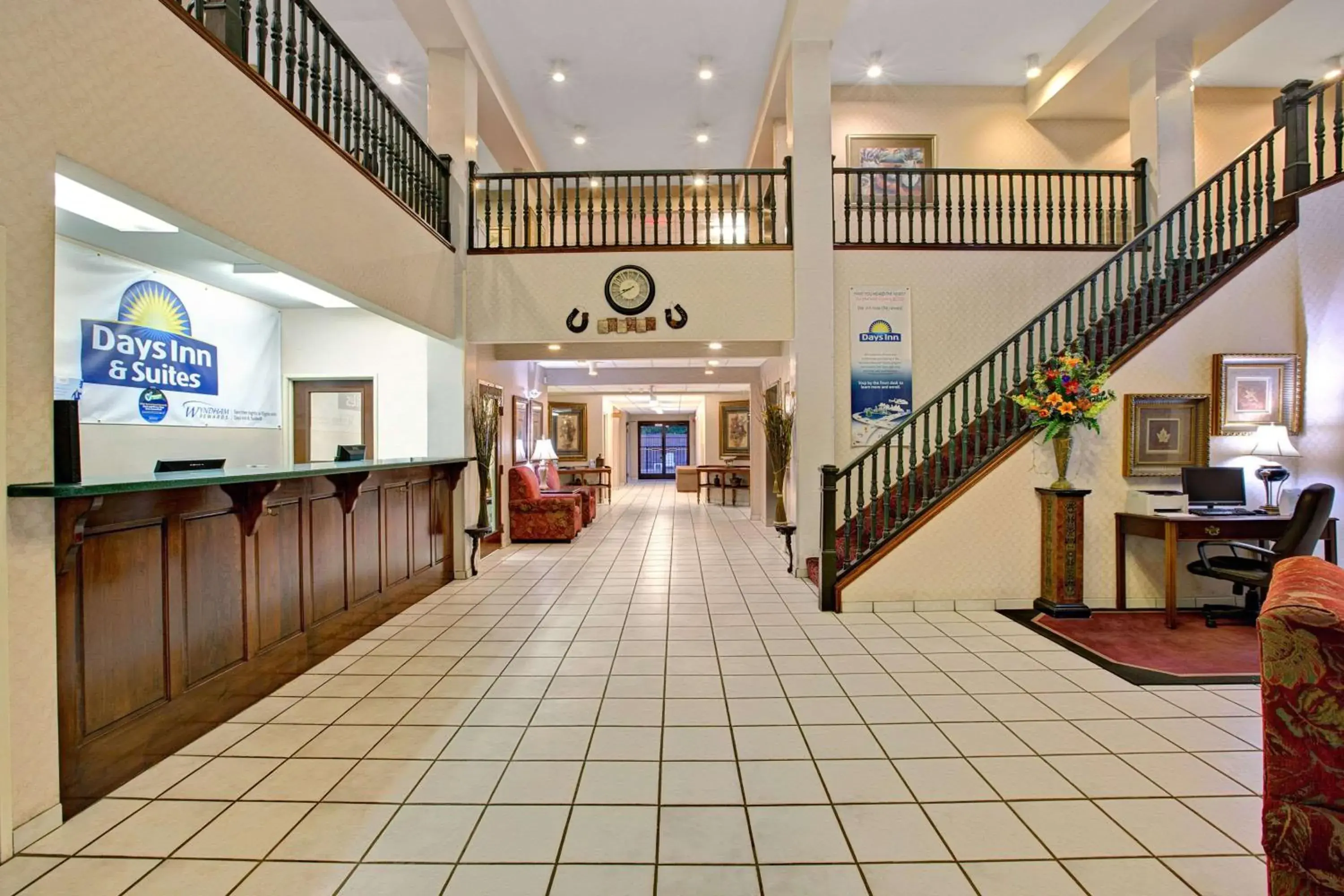 Lobby or reception in Days Inn & Suites by Wyndham Hickory Lobby or reception in Days Inn & Suites by Wyndham Hickory