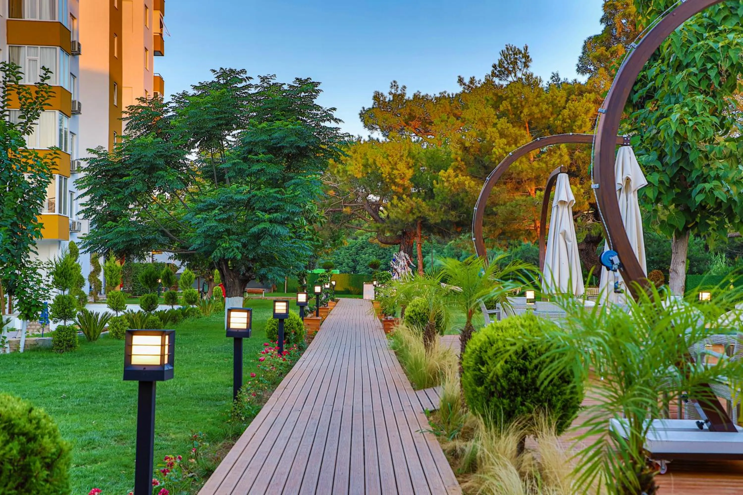 Property building in Lara Garden Hotel