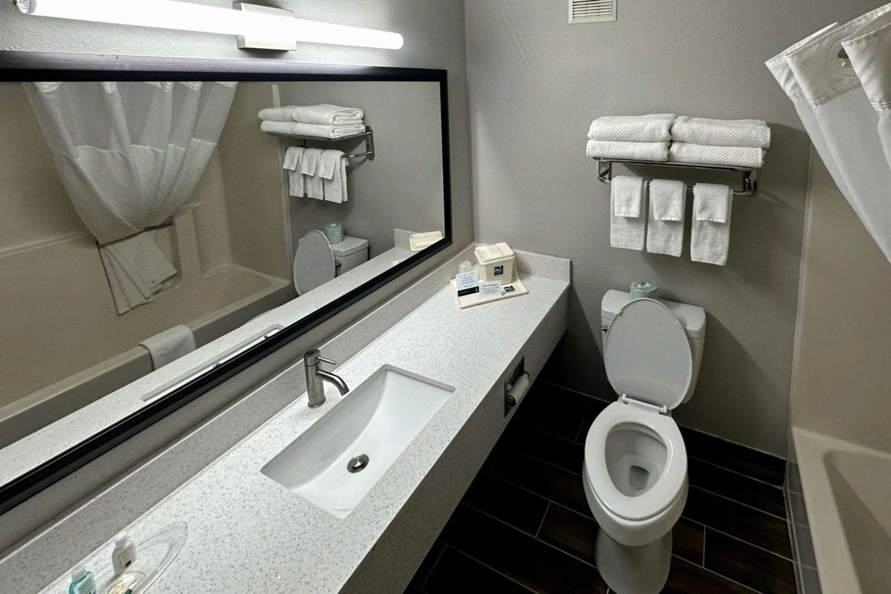 Shower in Quality Suites Near West Acres