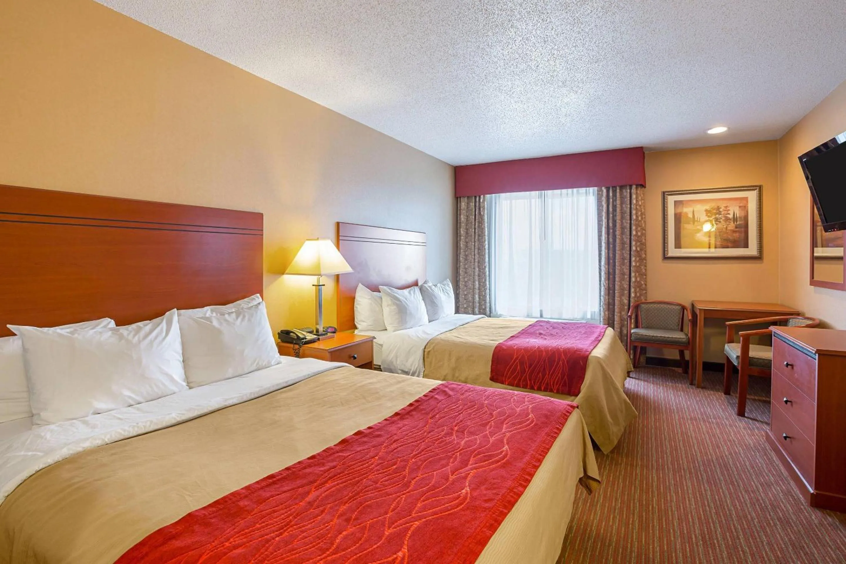 Bedroom, Bed in Quality Inn York