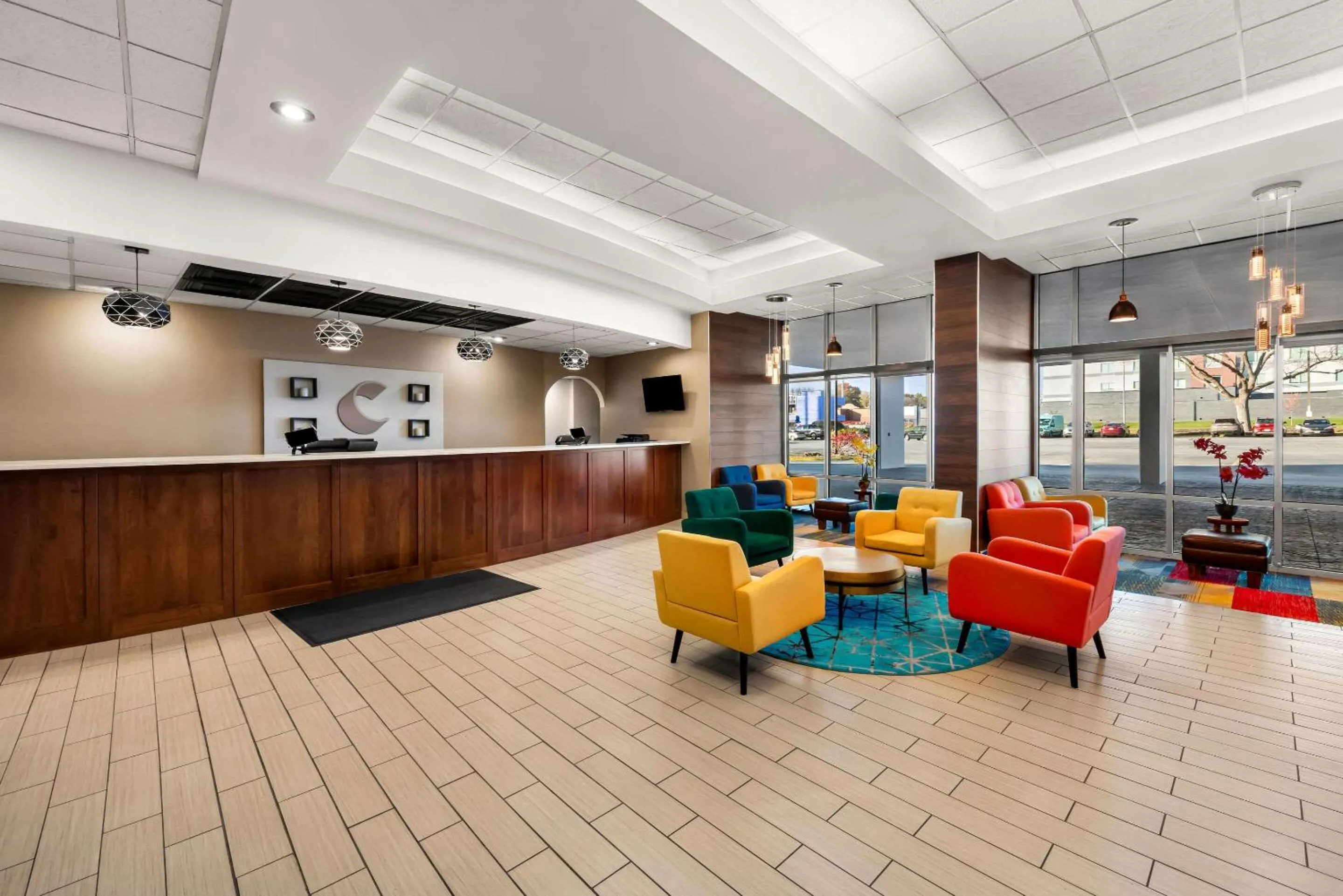 Lobby or reception in Comfort Inn & Suites Omaha Central