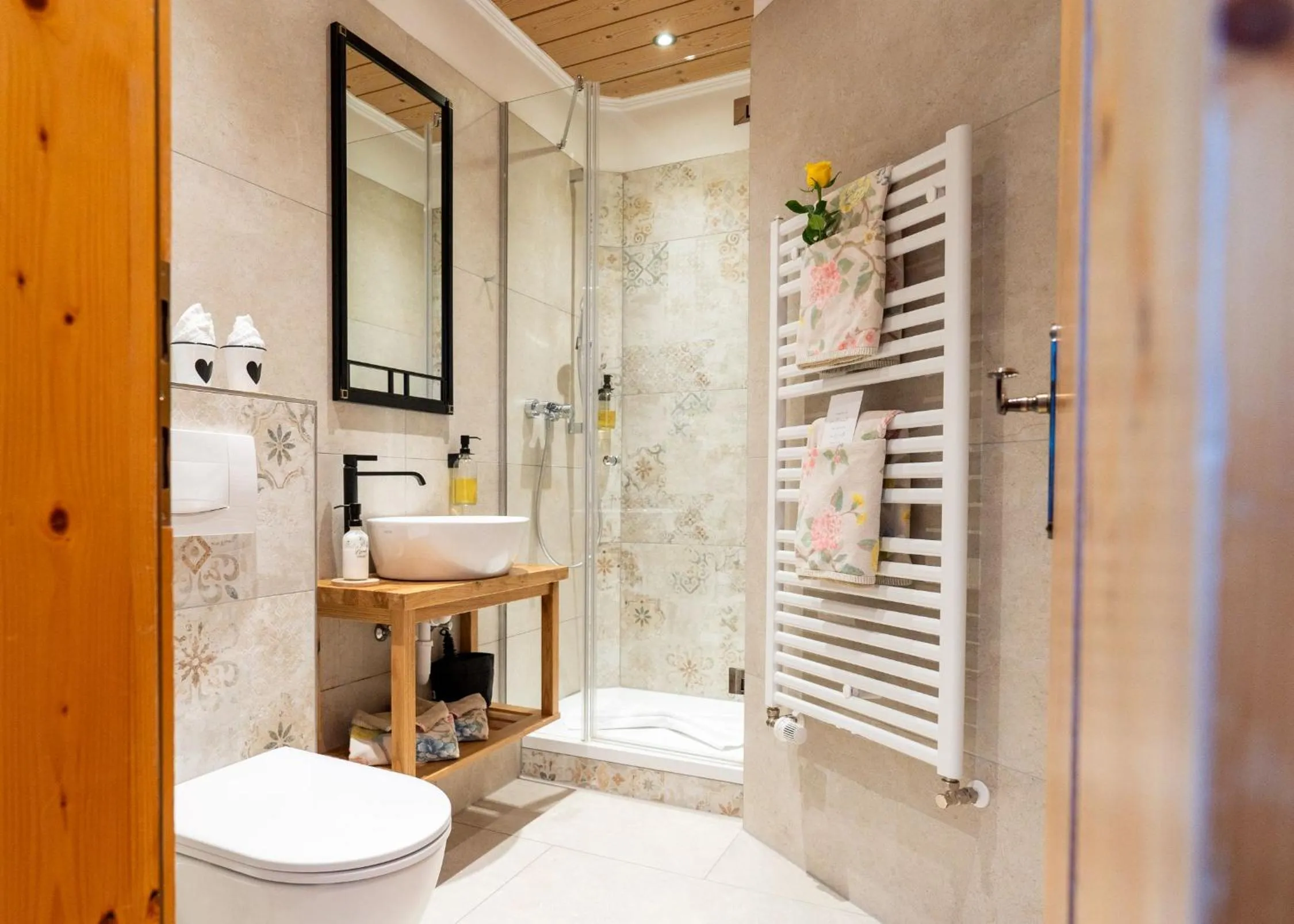 Shower in Hotel Krone Tirol