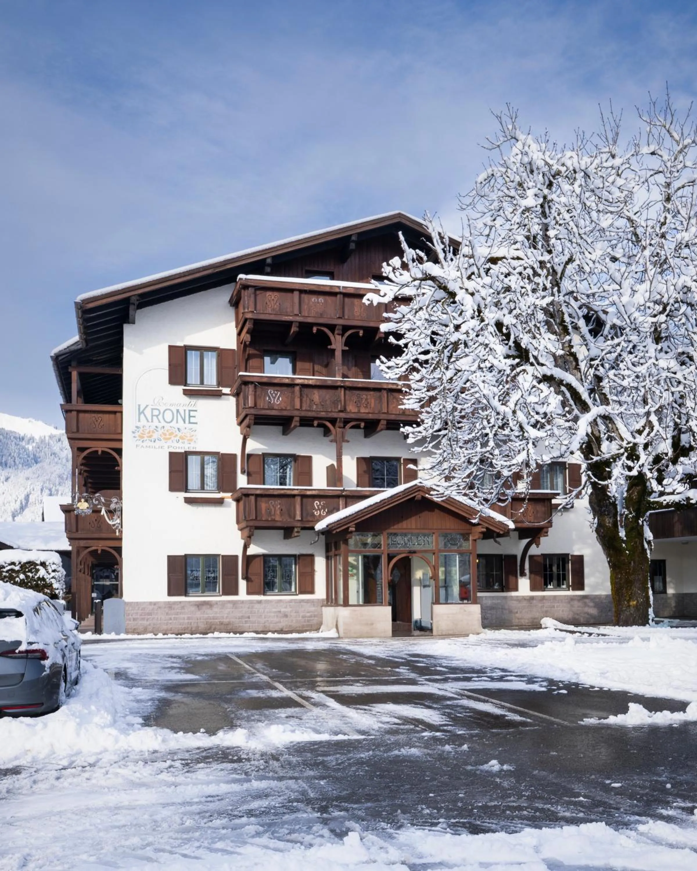 Property building in Hotel Krone Tirol