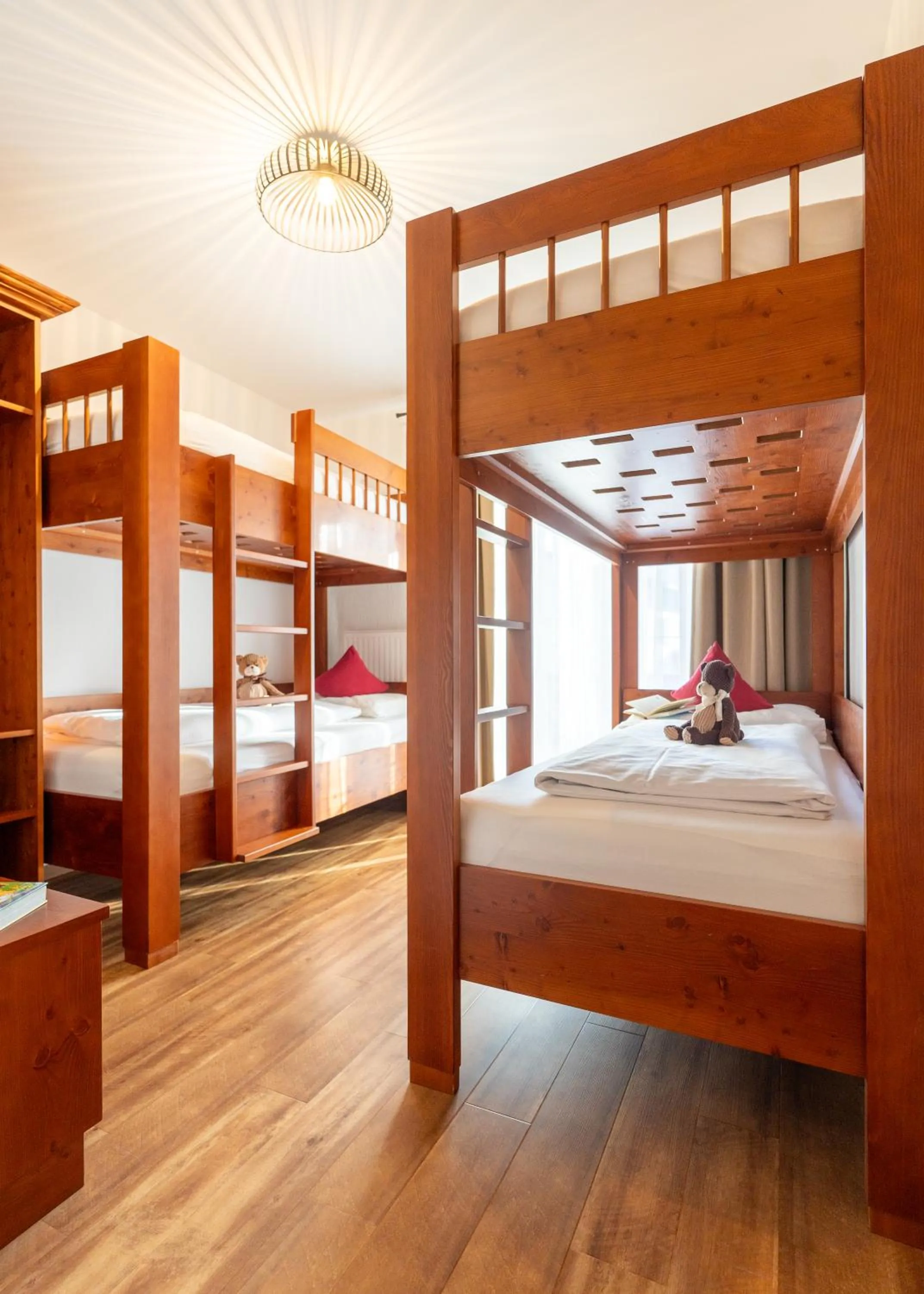 Decorative detail, Bed in Hotel Krone Tirol