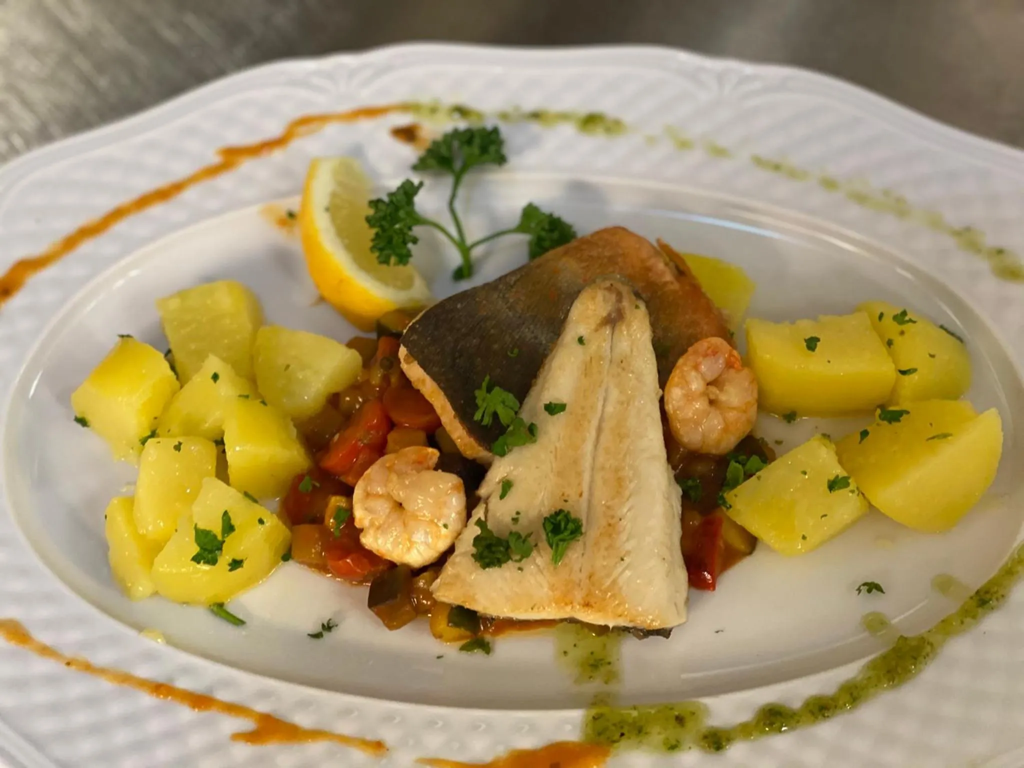 Restaurant/places to eat in Hotel Krone Tirol