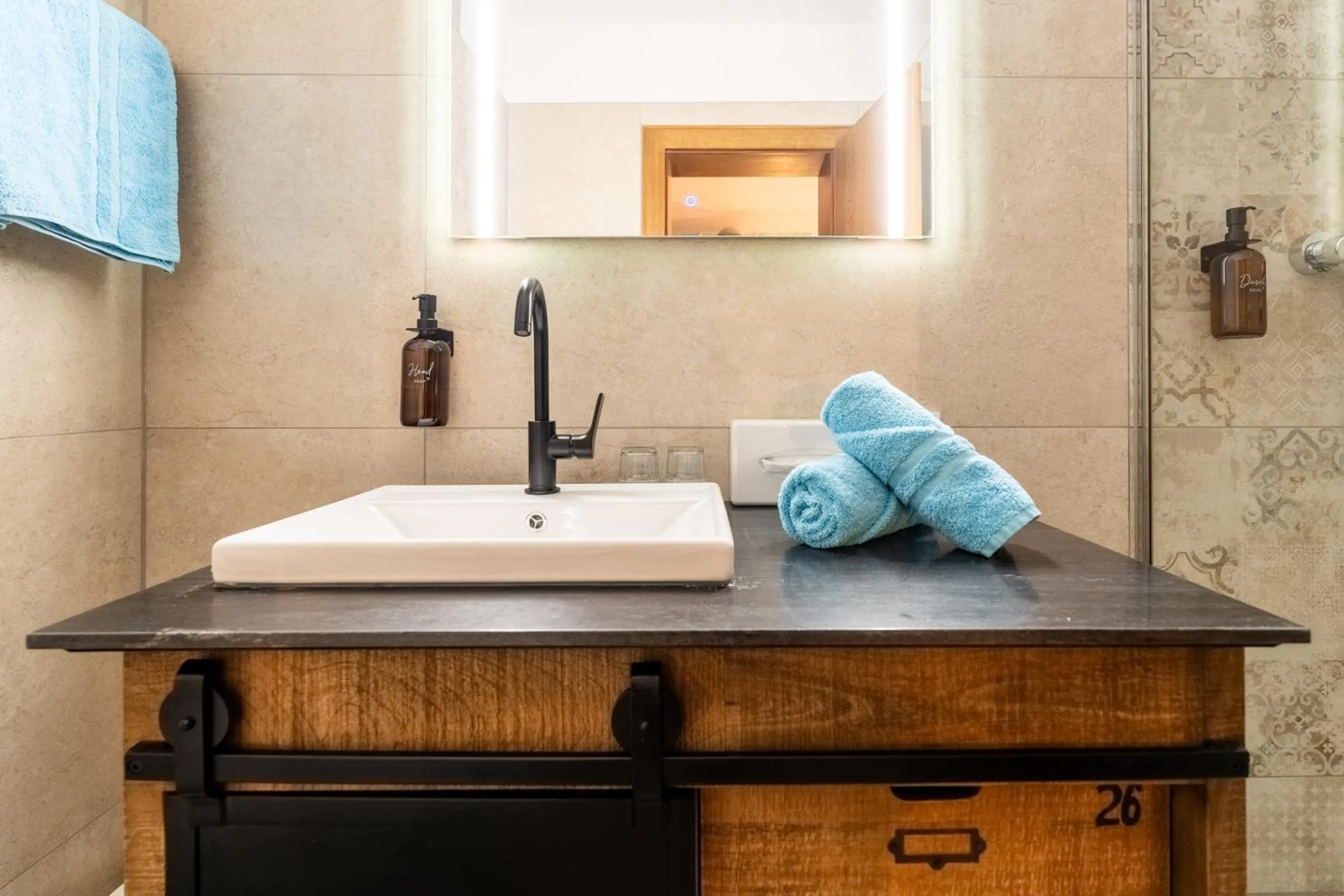 Bathroom in Hotel Krone Tirol