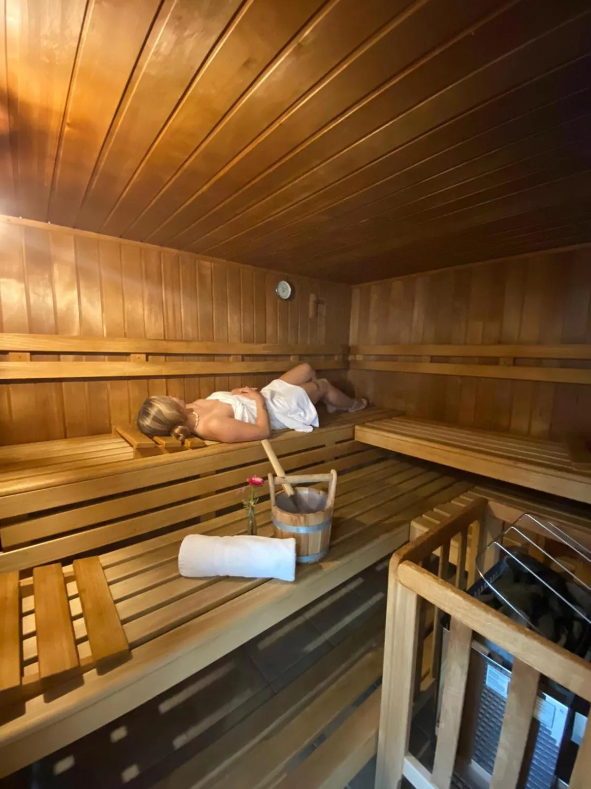 Sauna in Hotel Krone Tirol