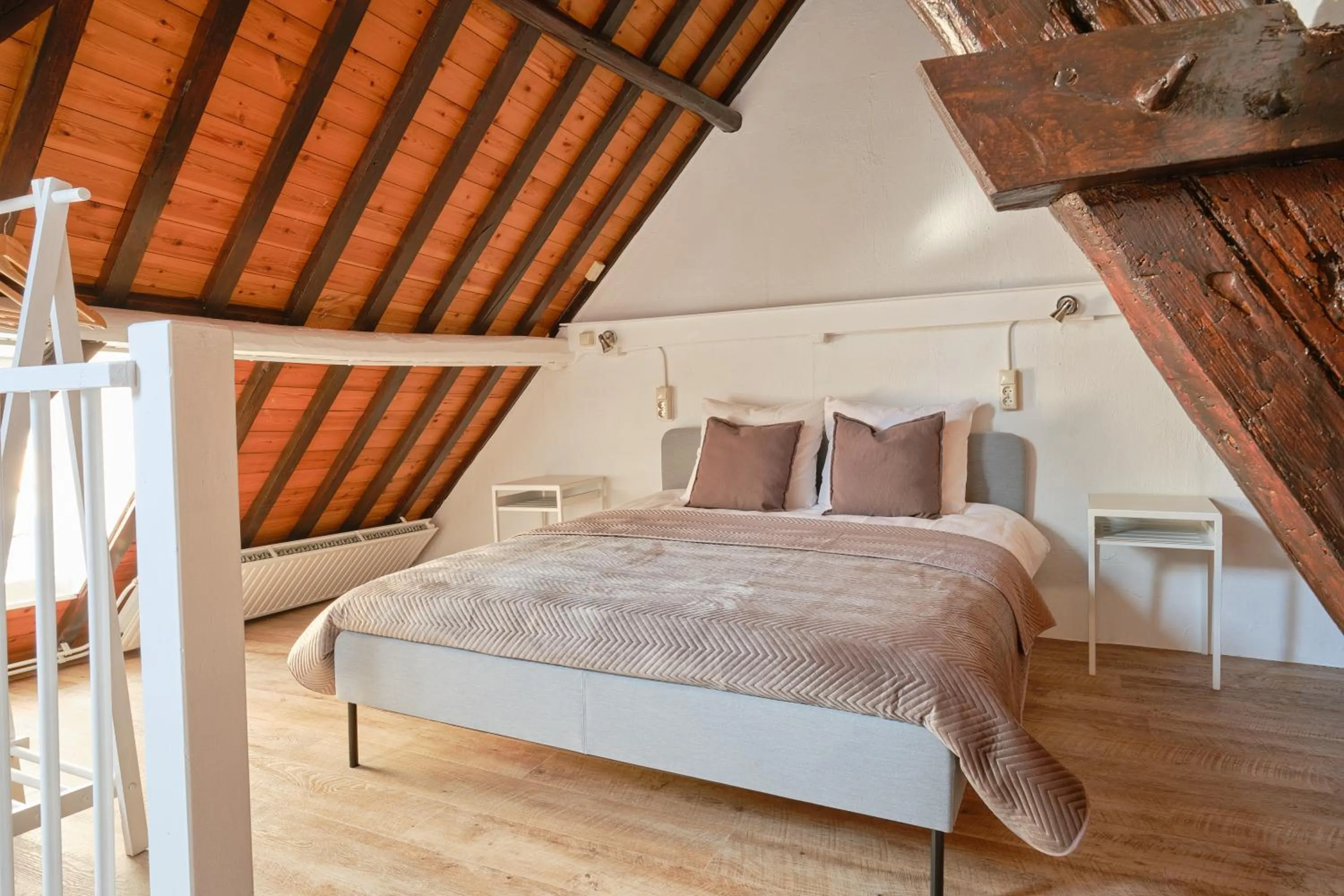 Bed in Het Gecroonde Swaert B&B