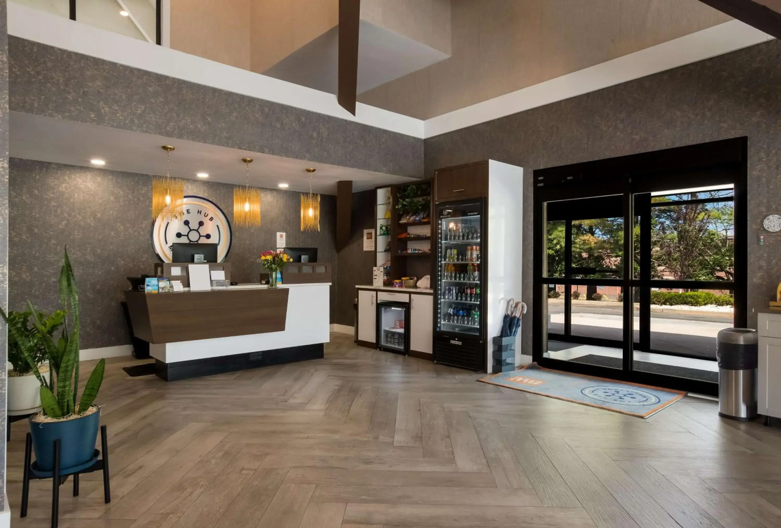 Lobby or reception, Bed in The Hub Middletown Red Bank- Best Western Signature Collection Lobby or reception, Bed in The Hub Middletown Red Bank- Best Western Signature Collection