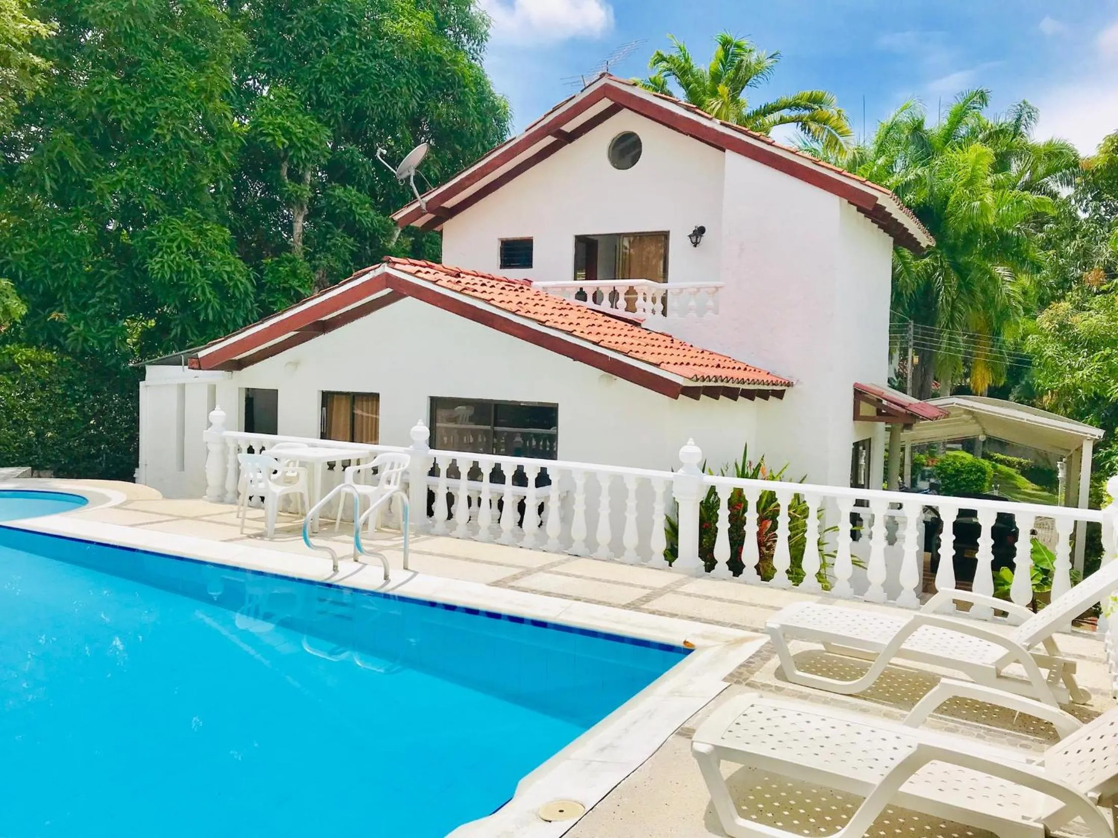 Casa Hacienda La Estancia piscina privada