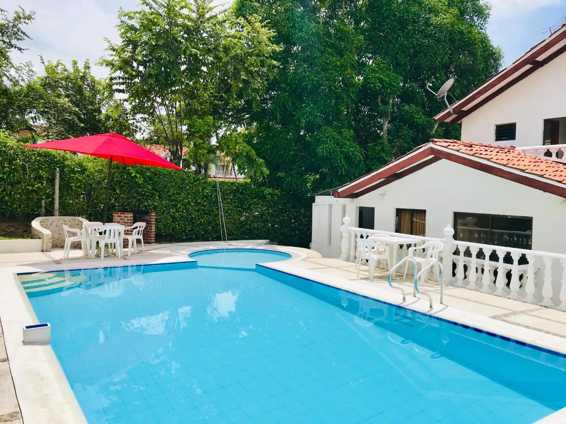 Casa Hacienda La Estancia piscina privada