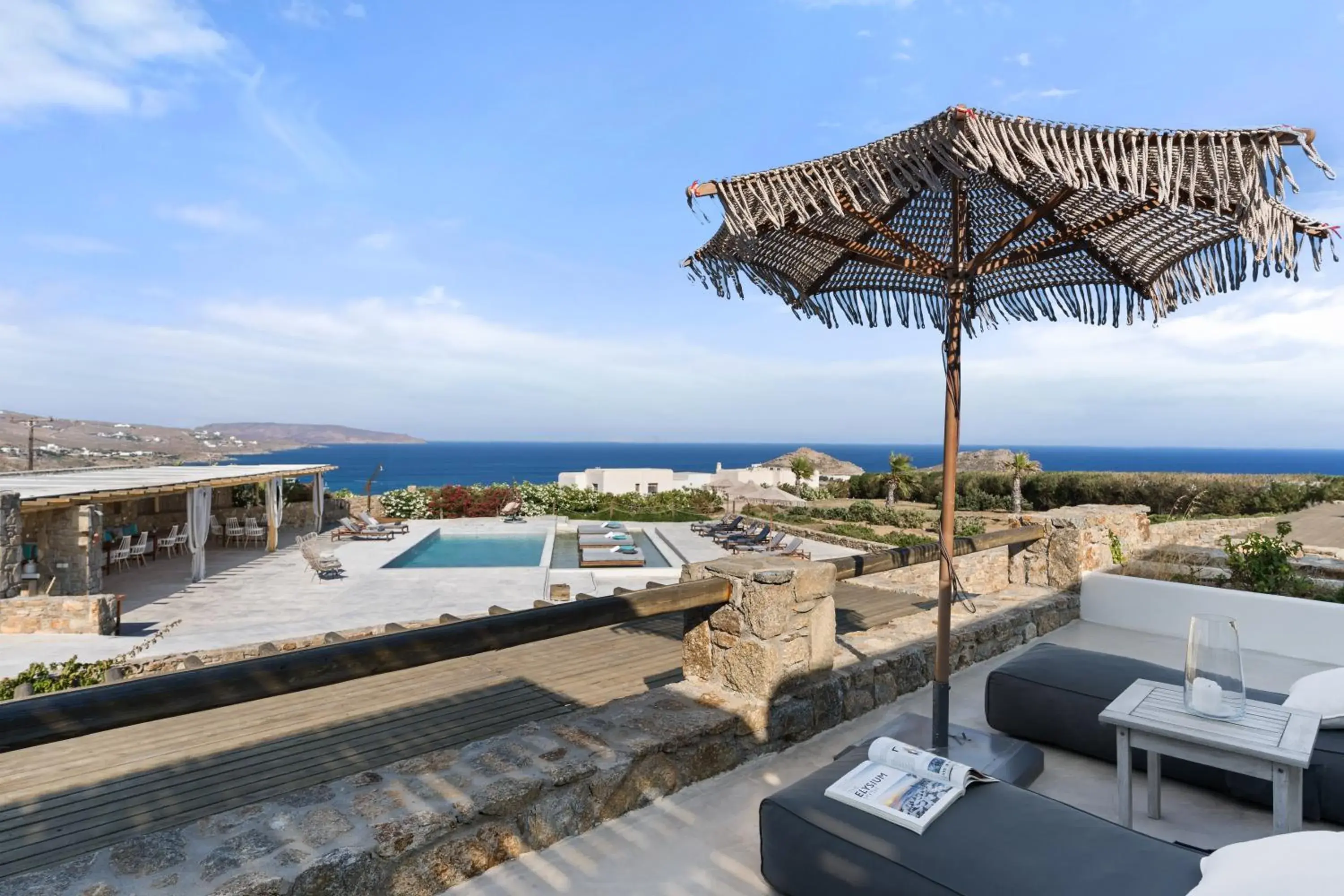 Sea view in Myconian Crown Suites Sea view in Myconian Crown Suites