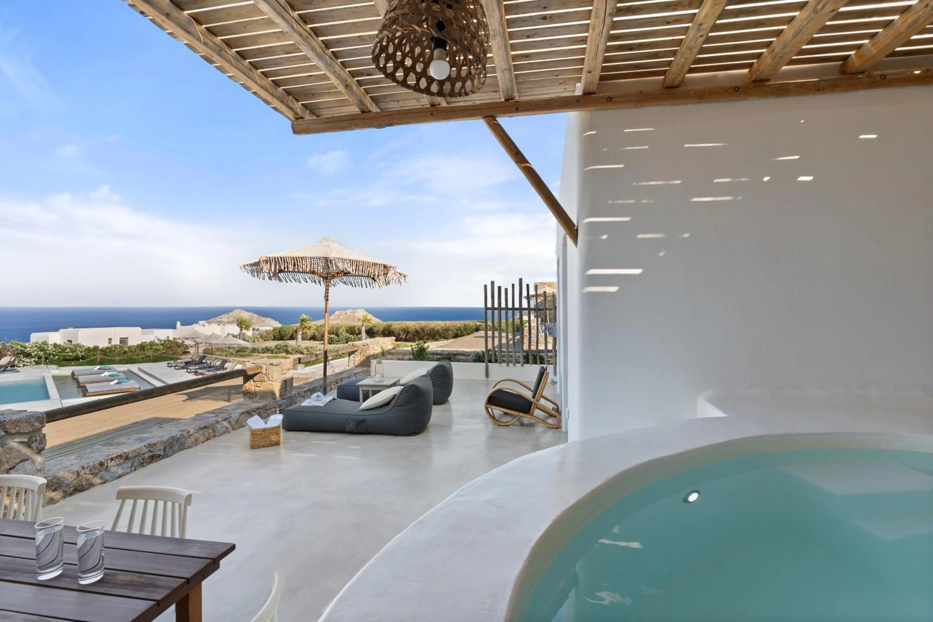 Balcony/Terrace in Myconian Crown Suites