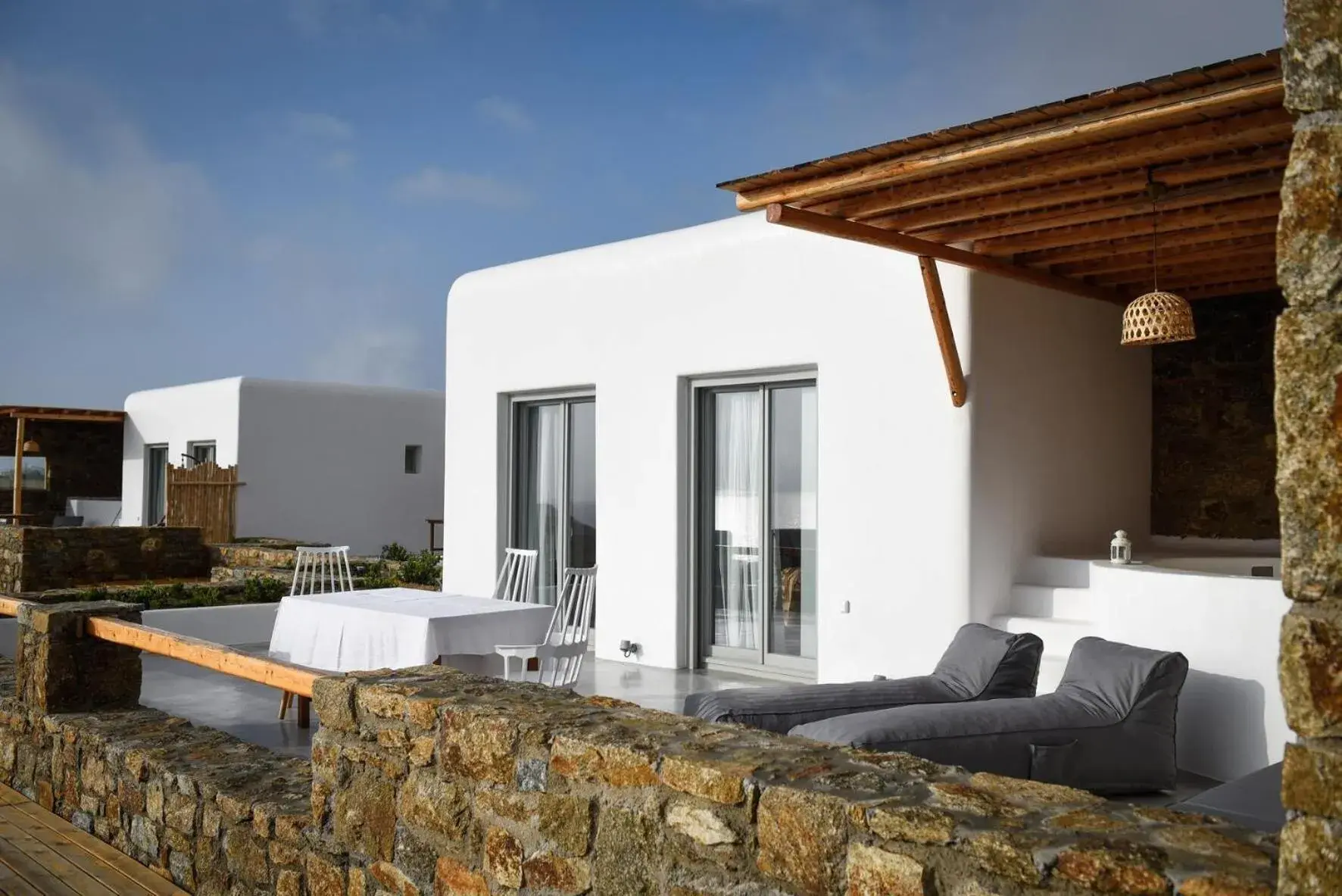 Property building in Myconian Crown Suites Property building in Myconian Crown Suites