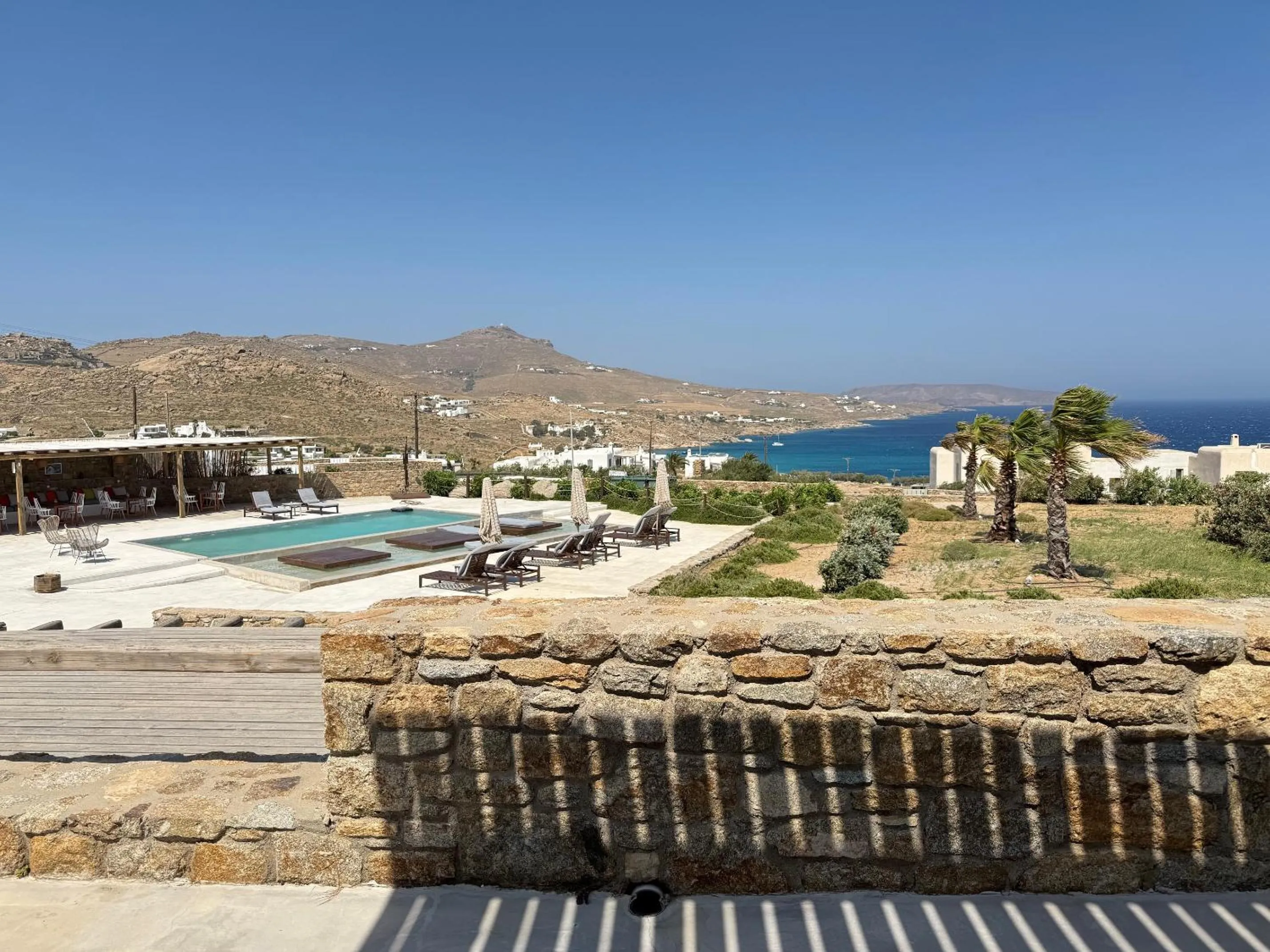 Swimming pool in Myconian Crown Suites