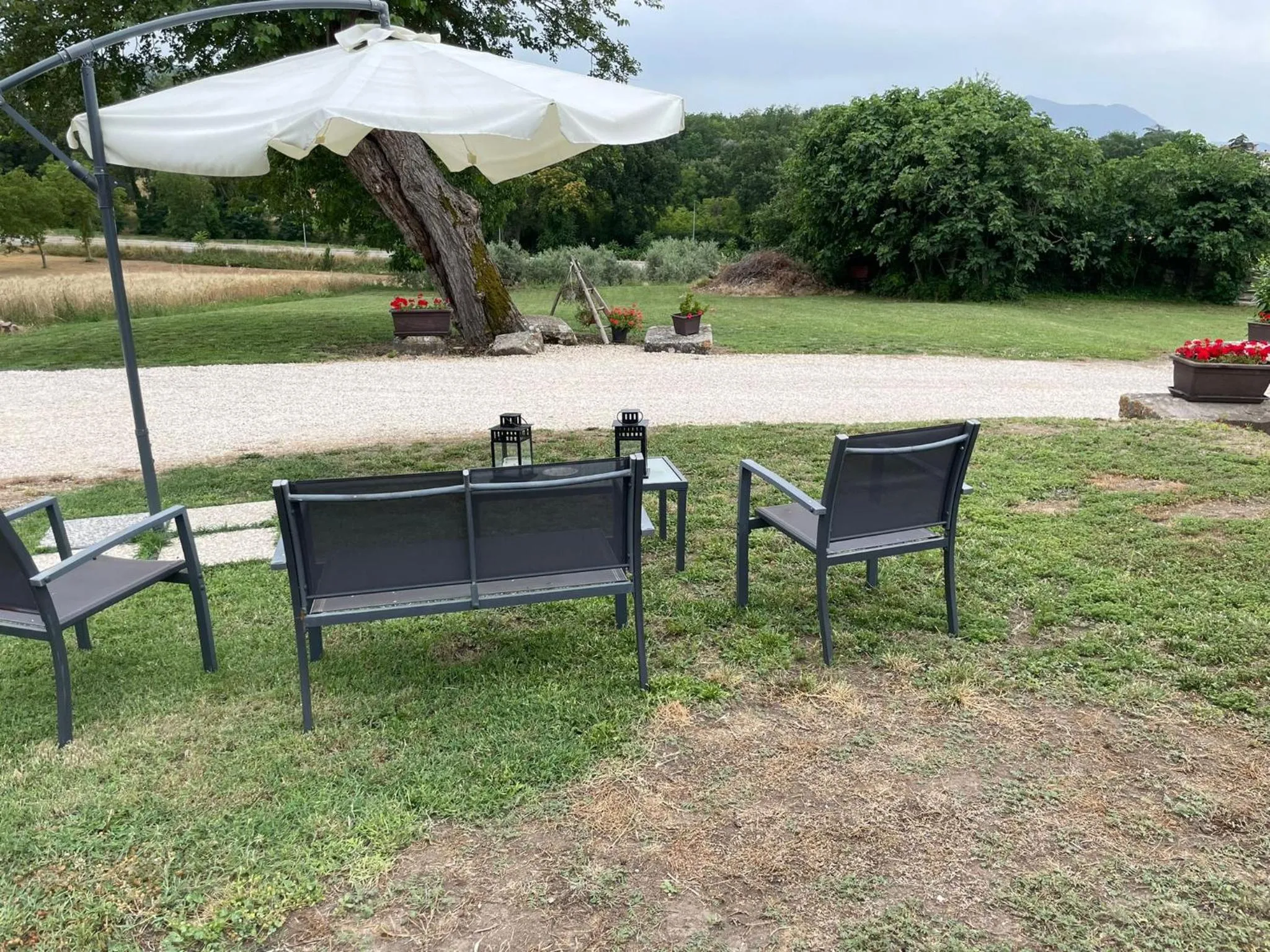 Garden view in B&B Relais Aeclanum