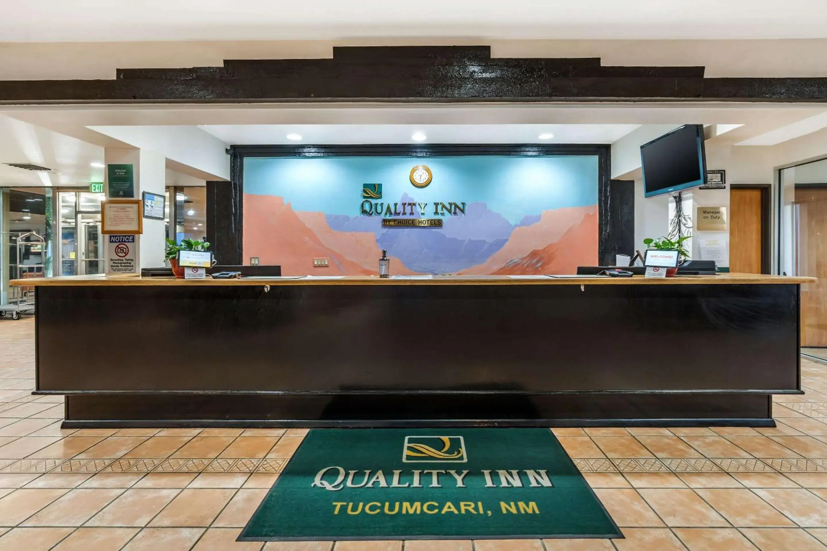 Lobby or reception in Quality Inn Tucumcari Lobby or reception in Quality Inn Tucumcari