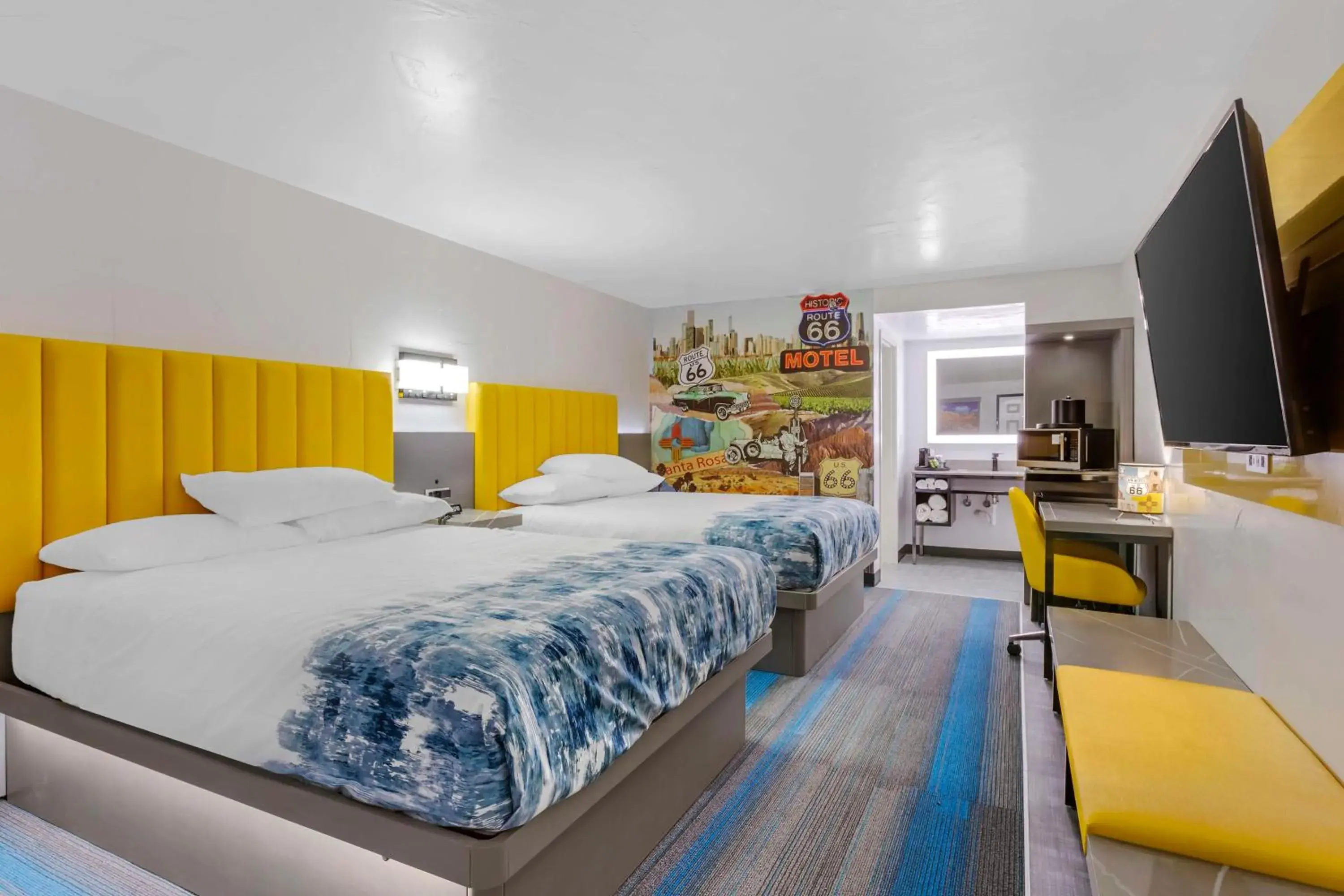 Bedroom, Bed in Hotel Blue 66, BW Signature Collection Bedroom, Bed in Hotel Blue 66, BW Signature Collection