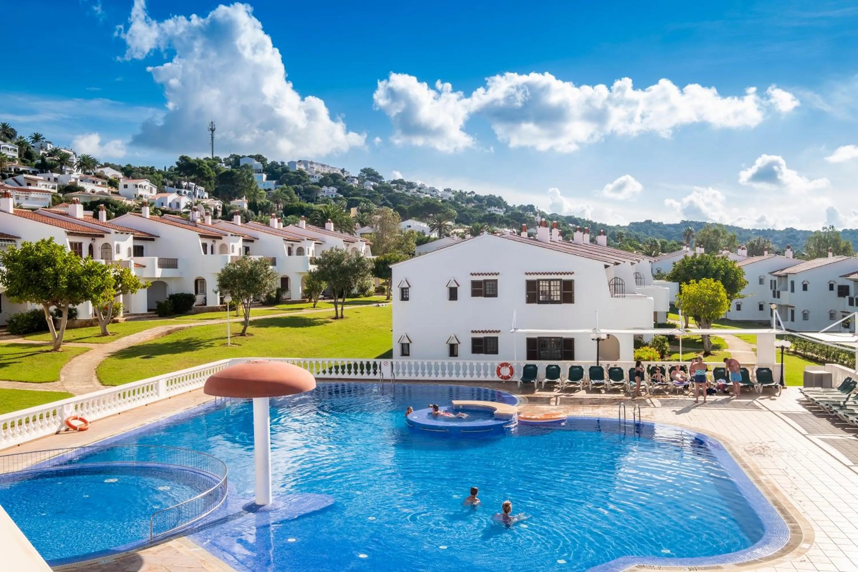 Swimming pool in Apartamentos Son Bou Gardens By MENORCARENTALS