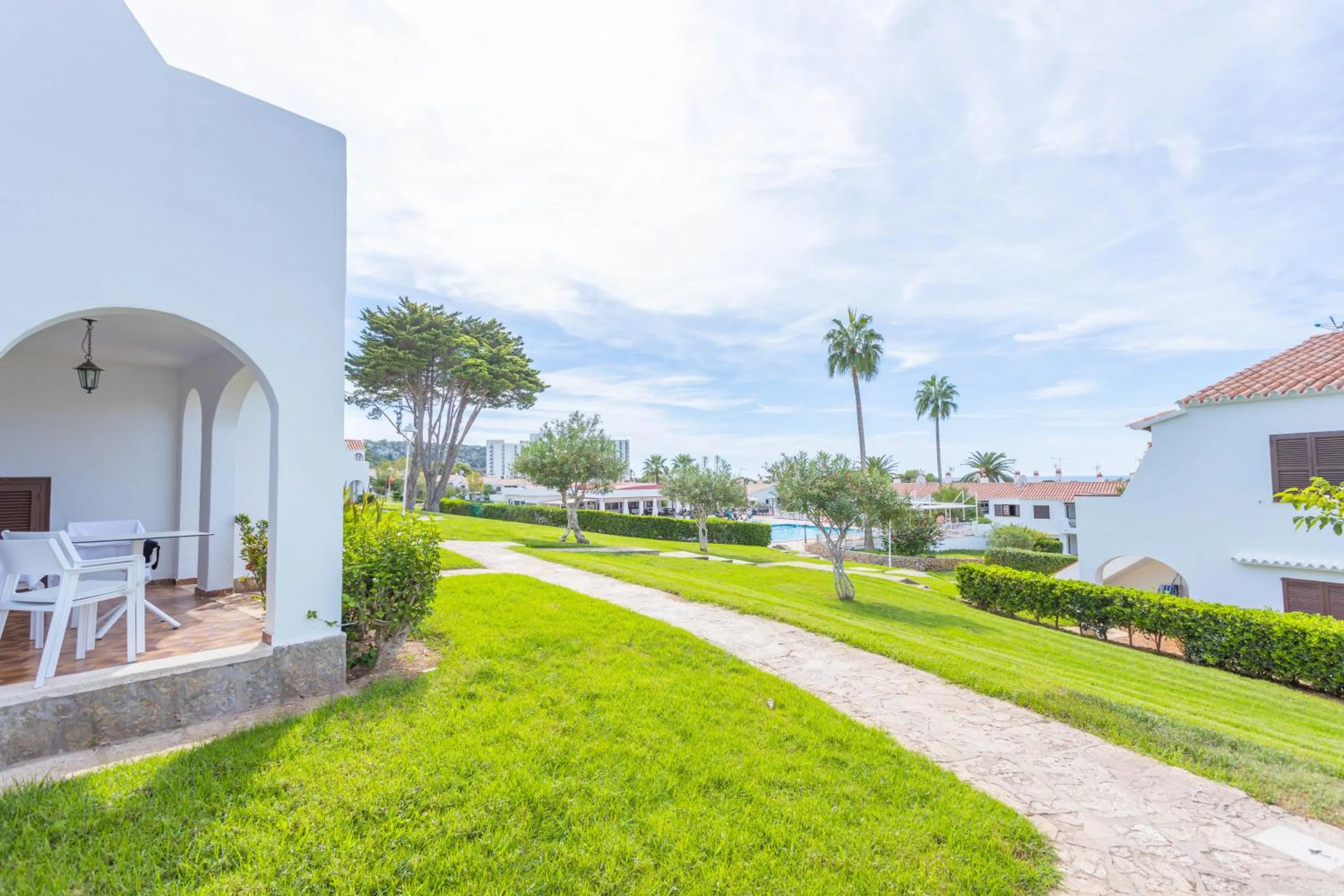 Garden in Apartamentos Son Bou Gardens By MENORCARENTALS