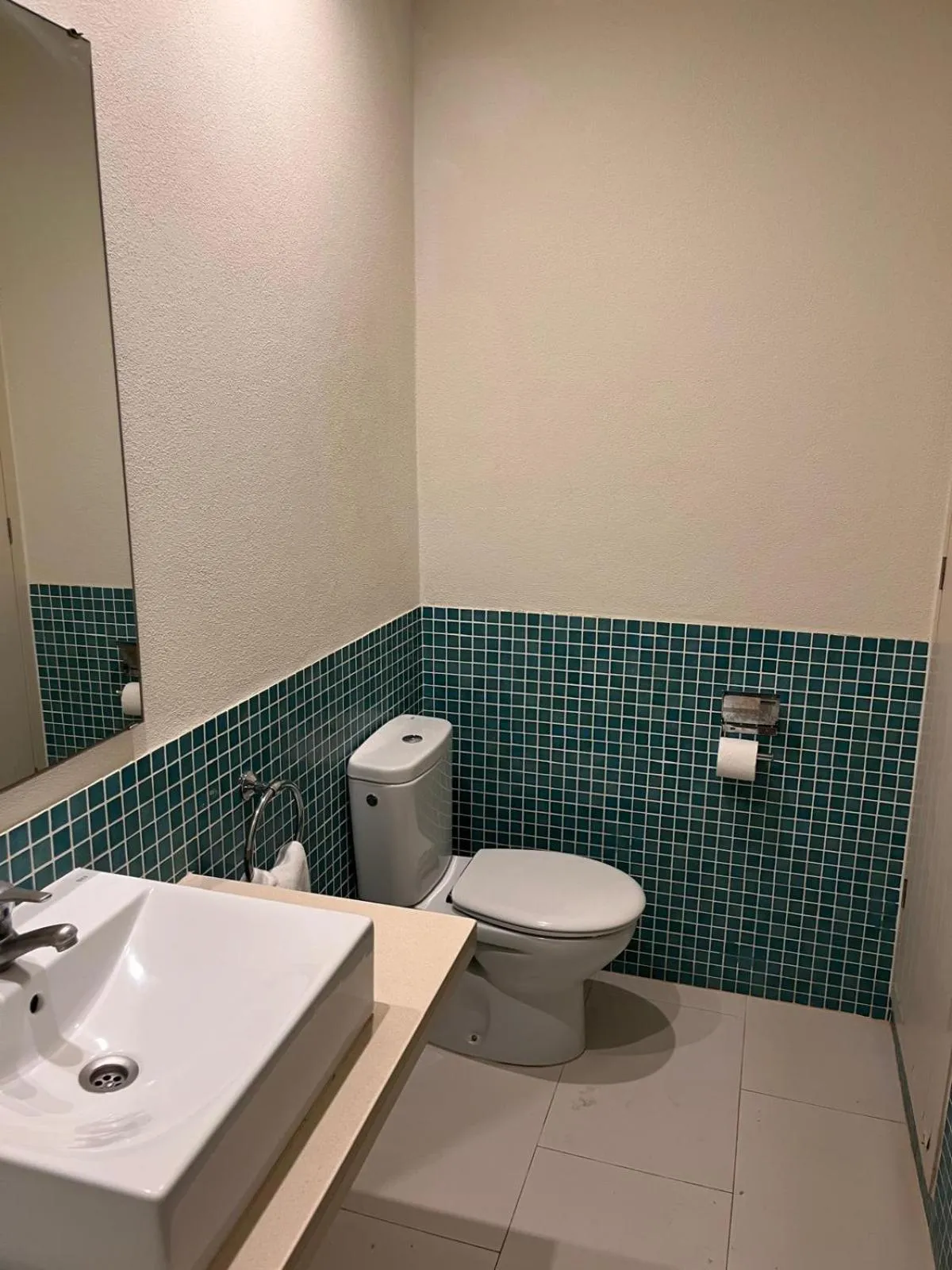 Bathroom in Apartamentos Son Bou Gardens By MENORCARENTALS