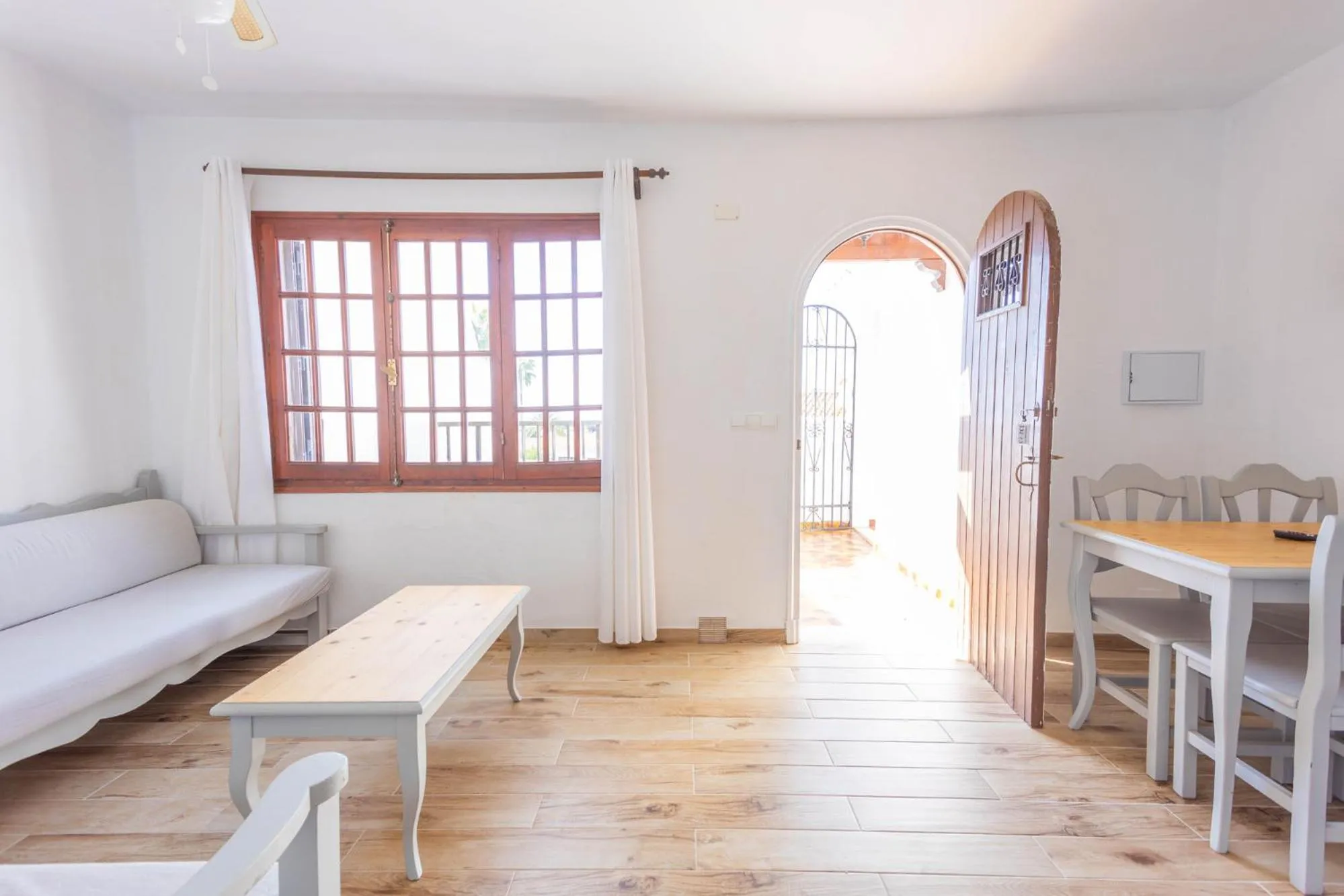 Living room, Bed in Apartamentos Son Bou Gardens By MENORCARENTALS