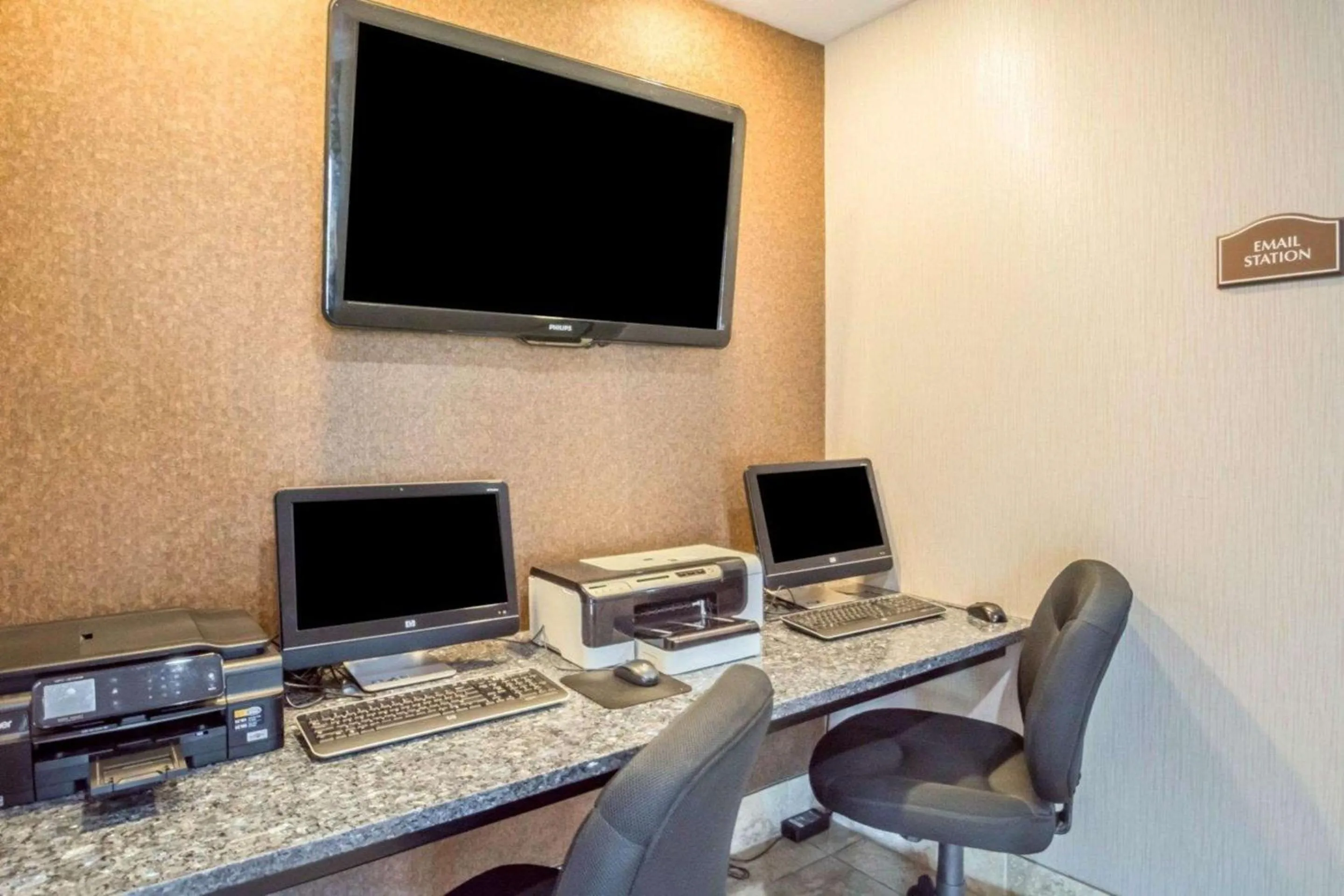 On site in Quality Inn Corning