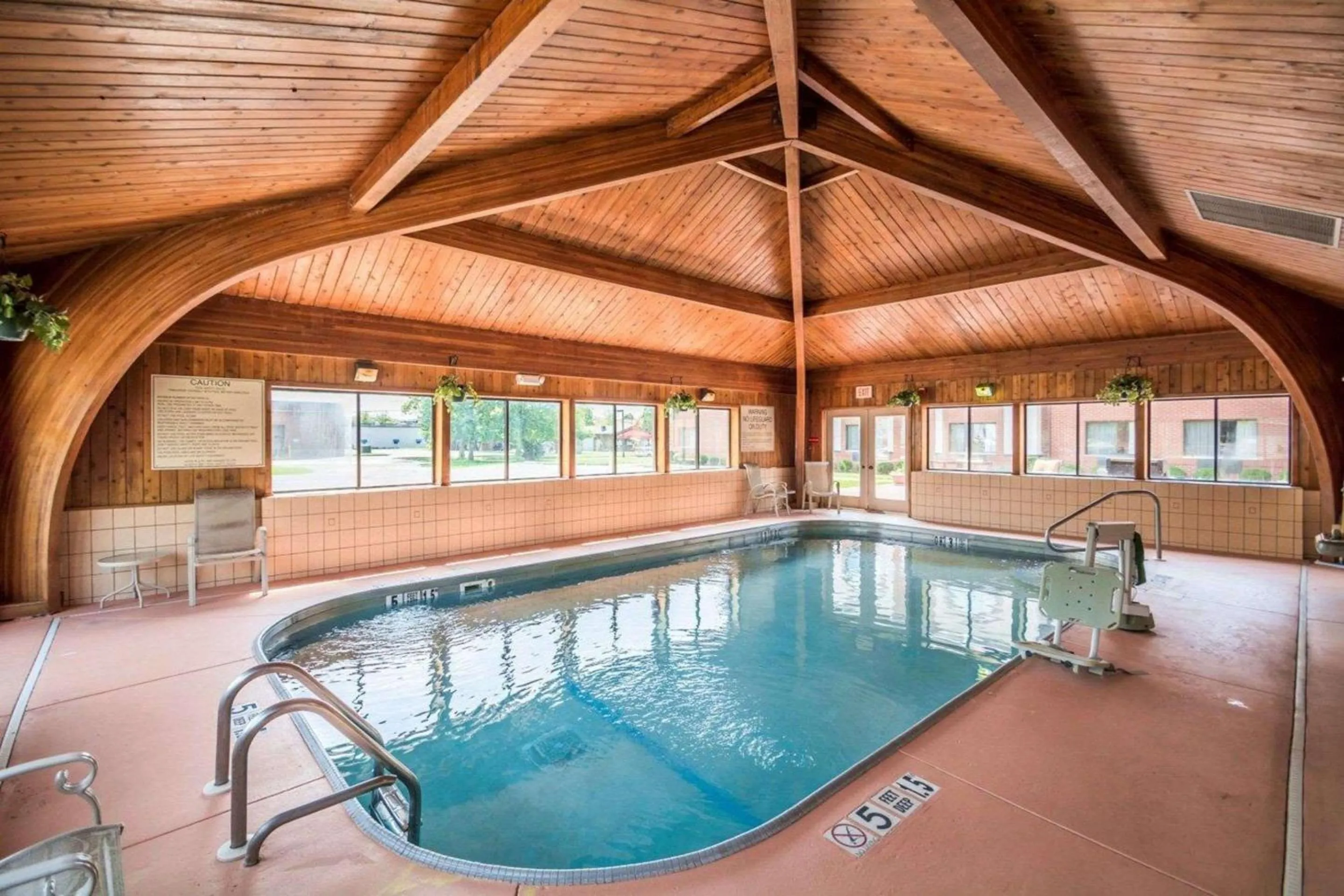 On site in Quality Inn Corning