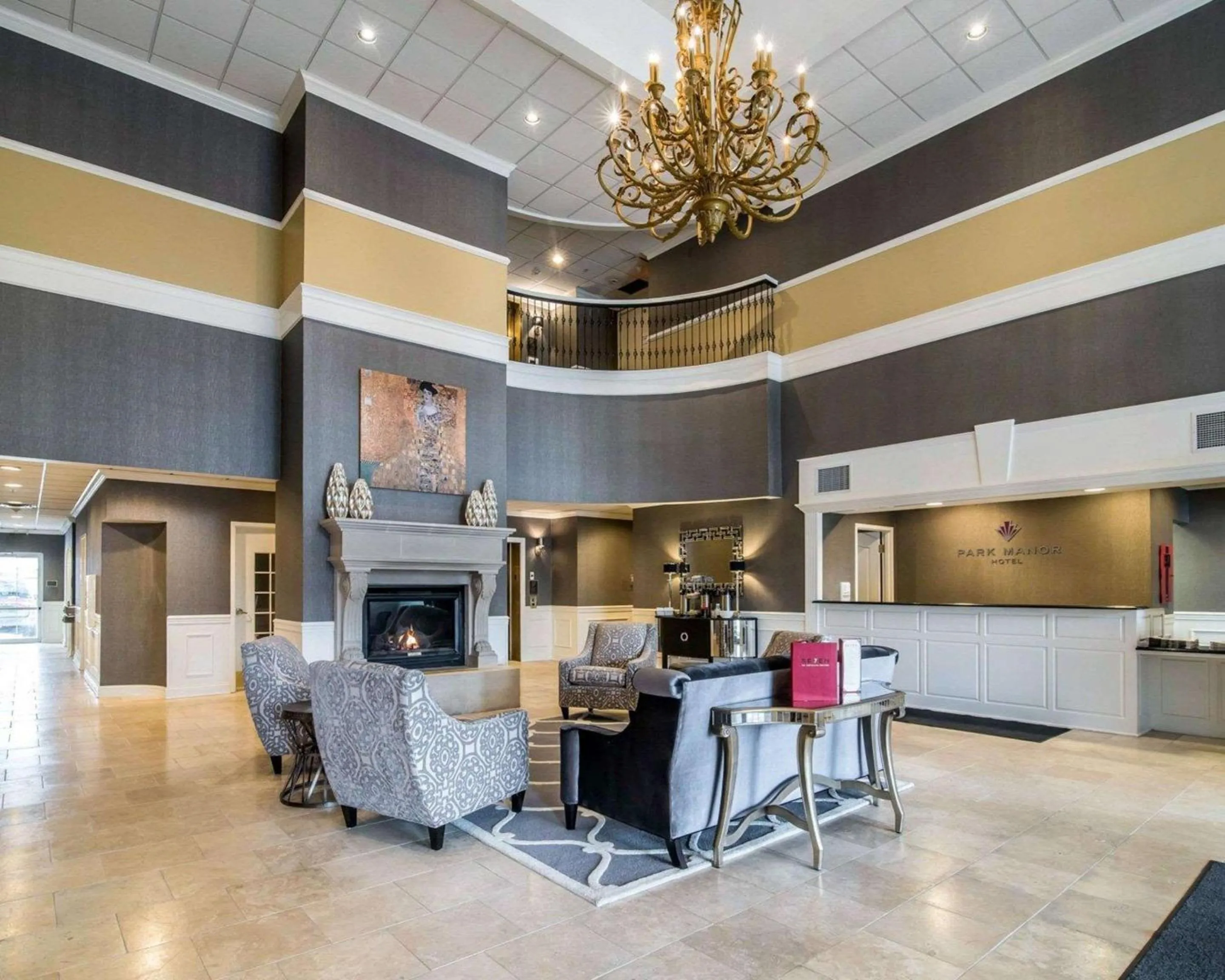 Lobby or reception in Park Manor Hotel